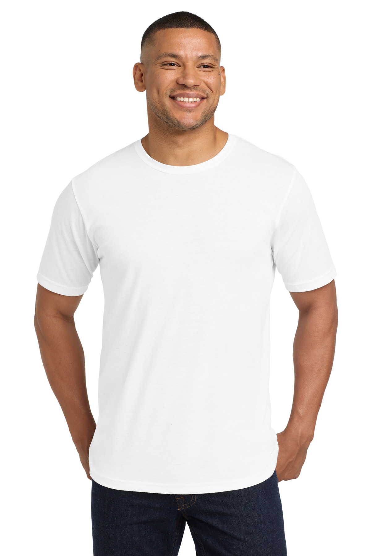 Next Level Apparel &#174;   Adult Poly/Cotton Tee. NL6200