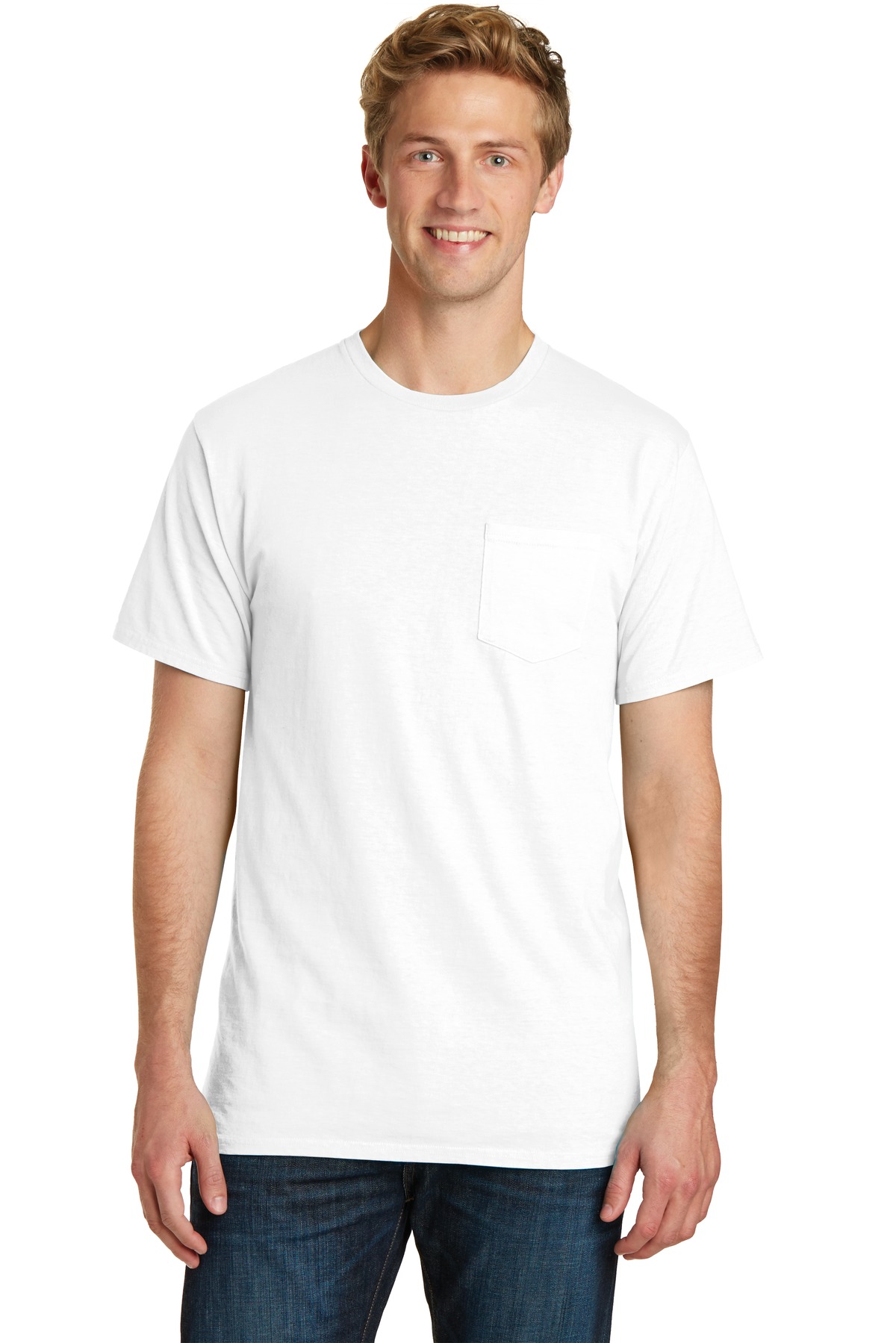 Port & Co &#153;  Beach Wash &#174;  Garment-Dyed Pocket Tee.  PC099P