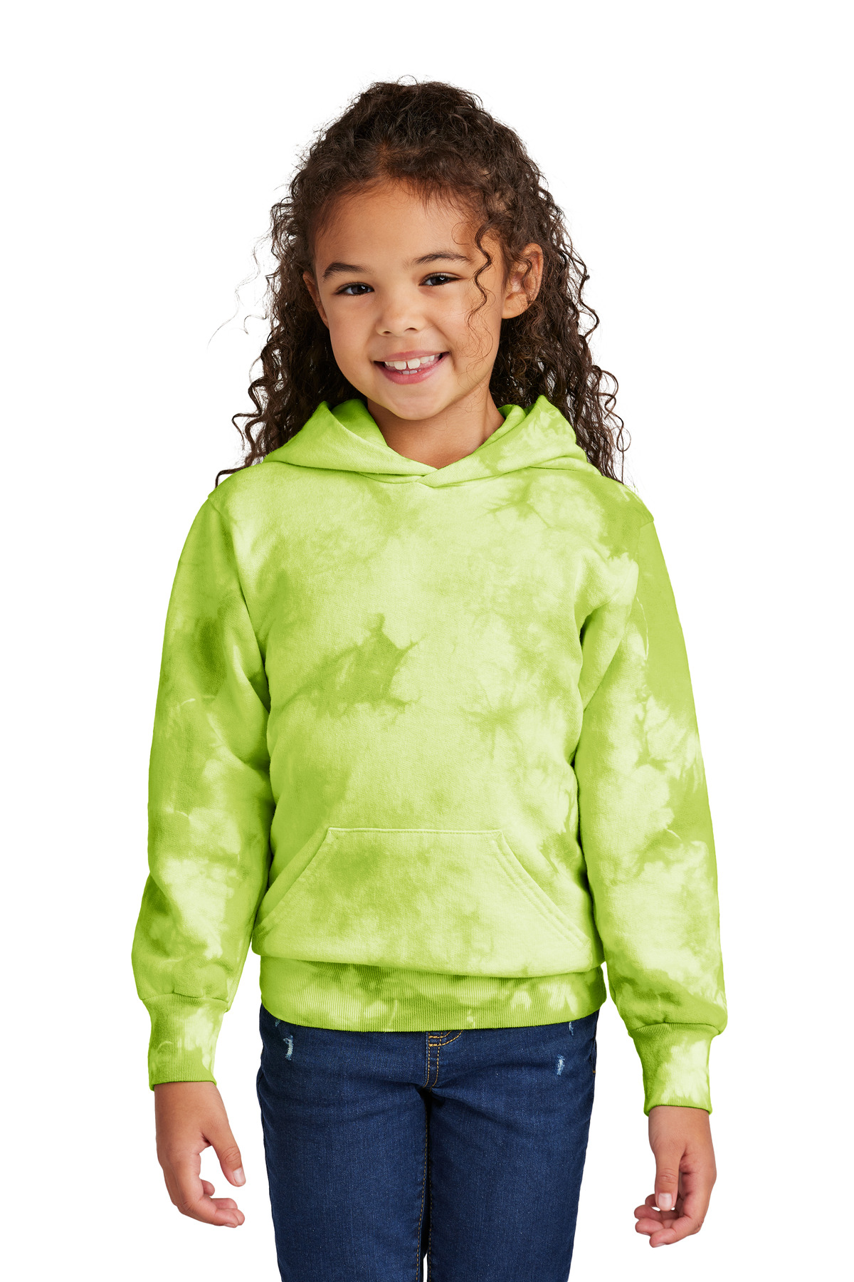 Port & Co &#153;  Youth Crystal Tie-Dye Pullover Hoodie PC144Y