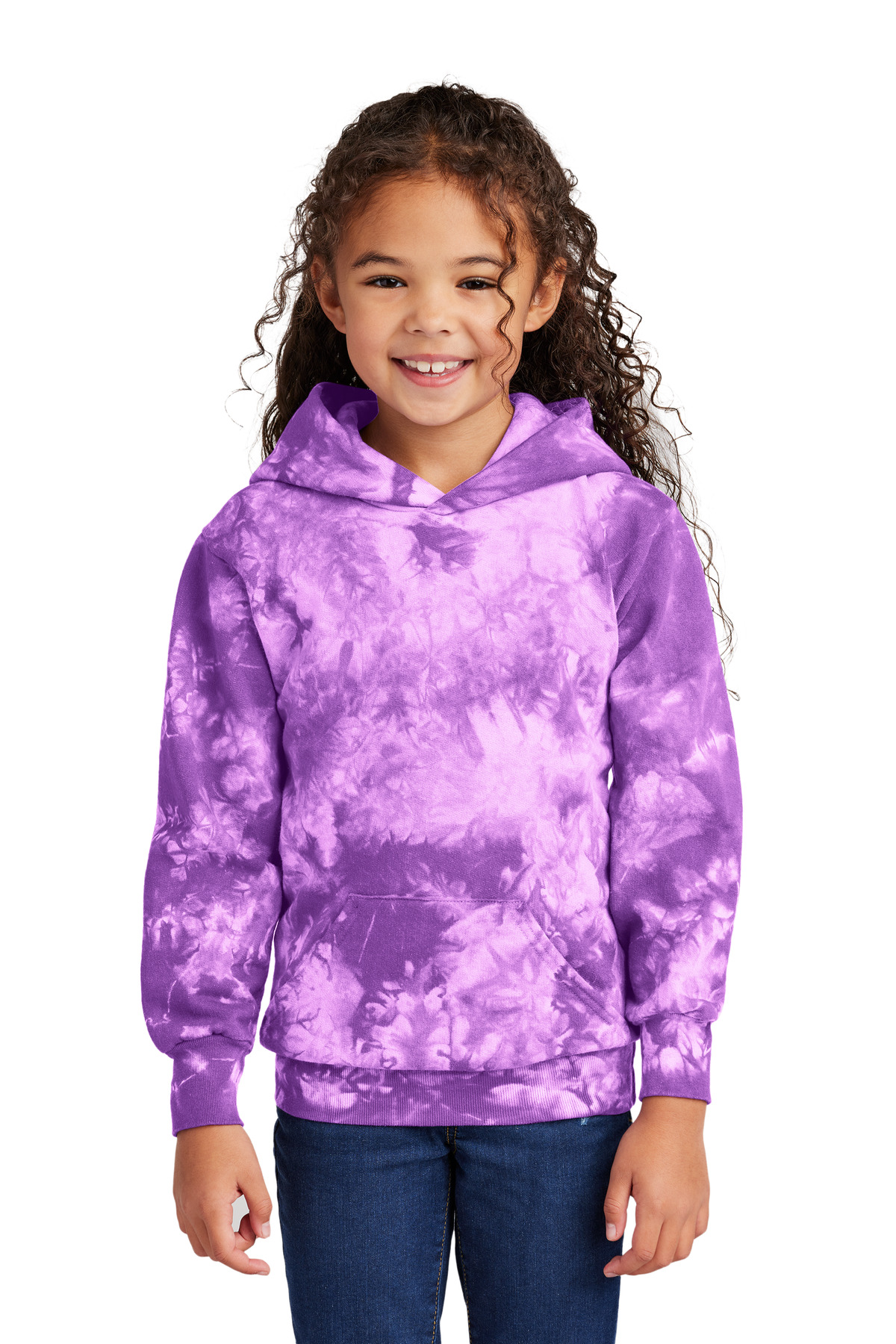Port & Co &#153;  Youth Crystal Tie-Dye Pullover Hoodie PC144Y