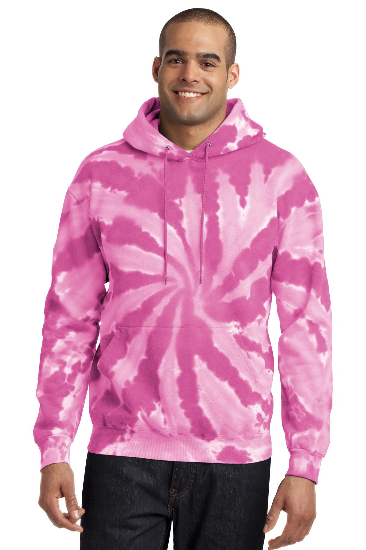 Port & Co &#153;  Tie-Dye Pullover Hooded Sweatshirt. PC146