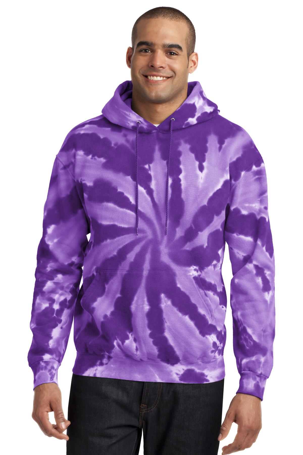 Port & Co &#153;  Tie-Dye Pullover Hooded Sweatshirt. PC146