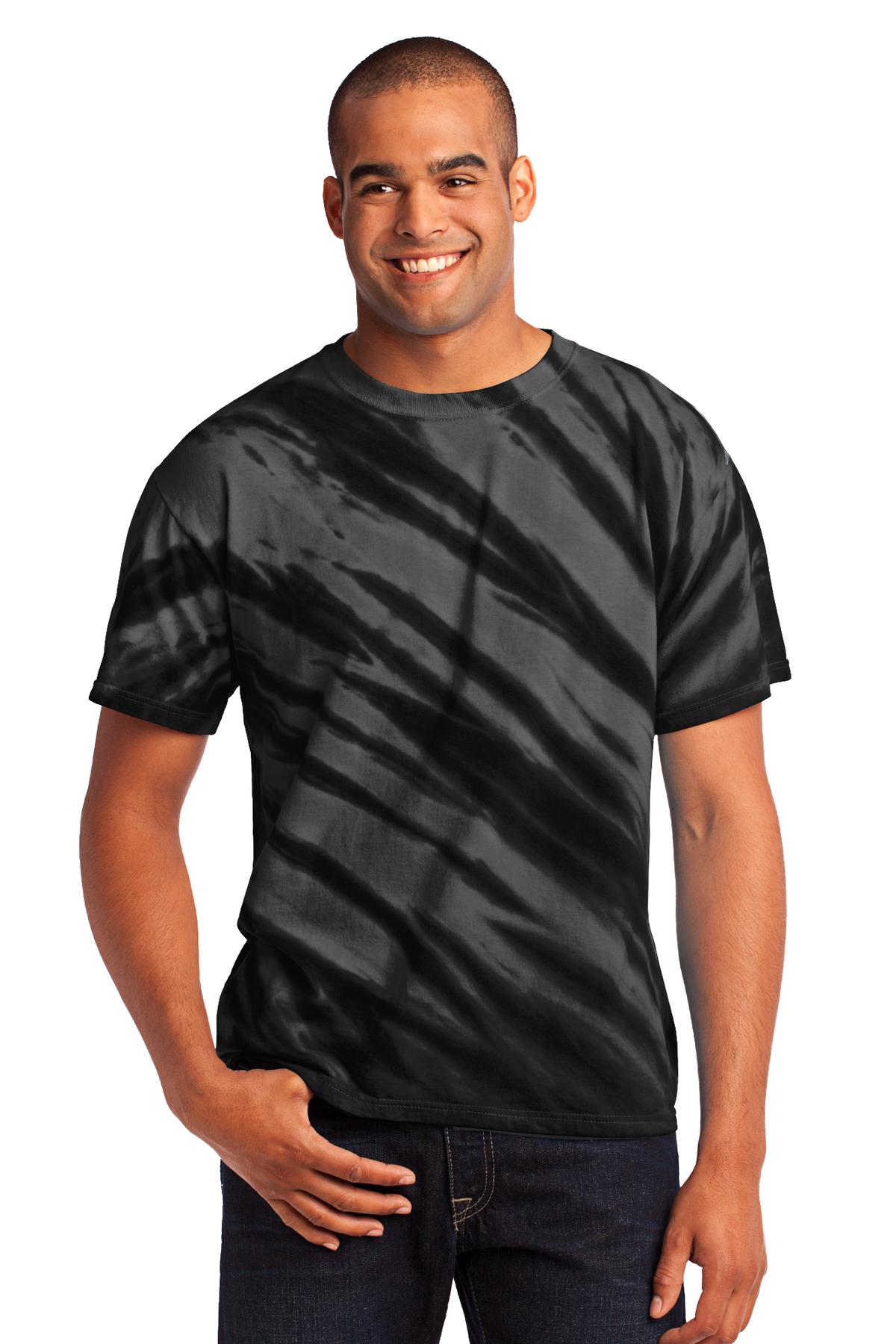 Port & Co &#153;  Tiger Stripe Tie-Dye Tee. PC148