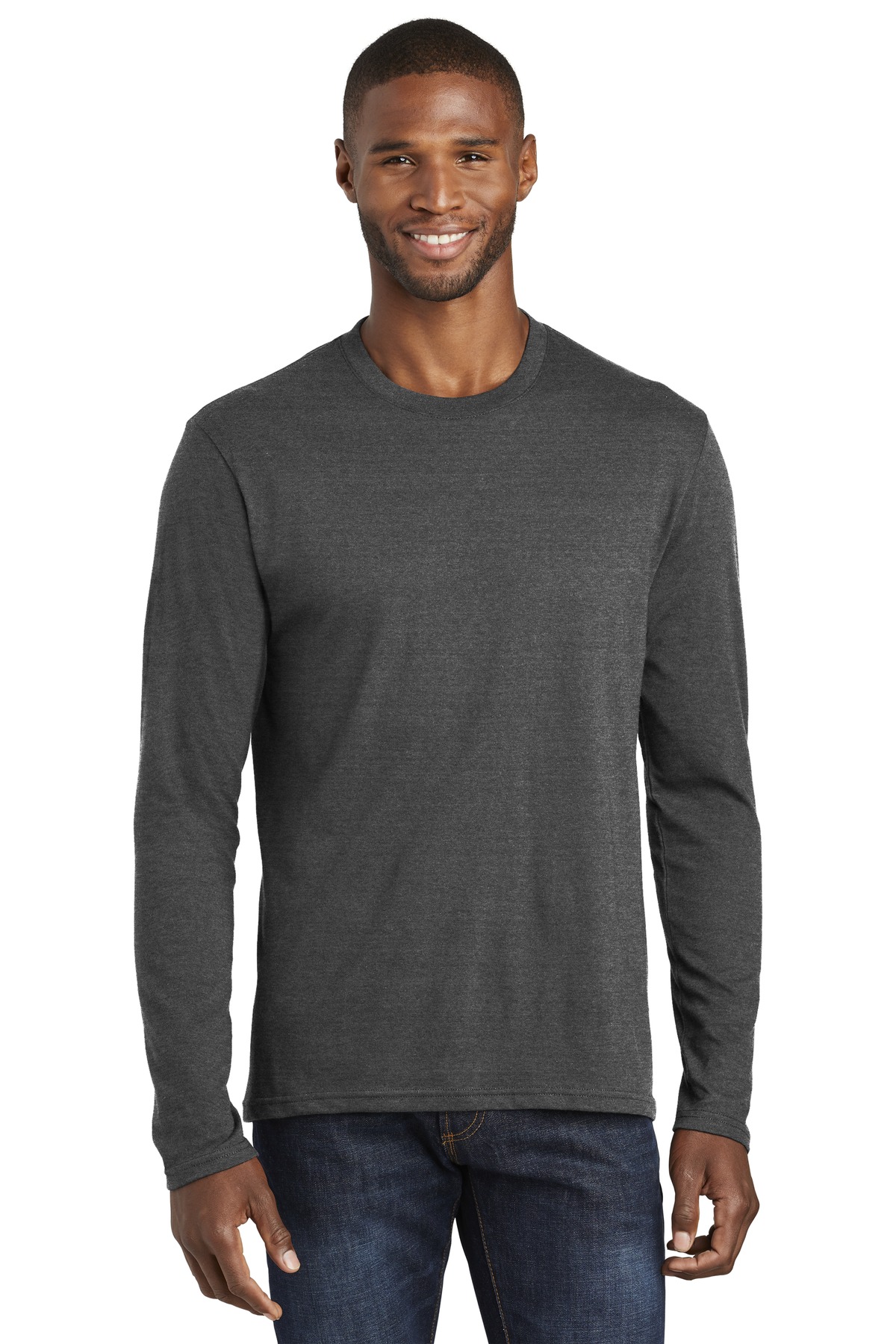 Port & Co &#153;  Long Sleeve Fan Favorite  &#153;  Blend Tee. PC455LS
