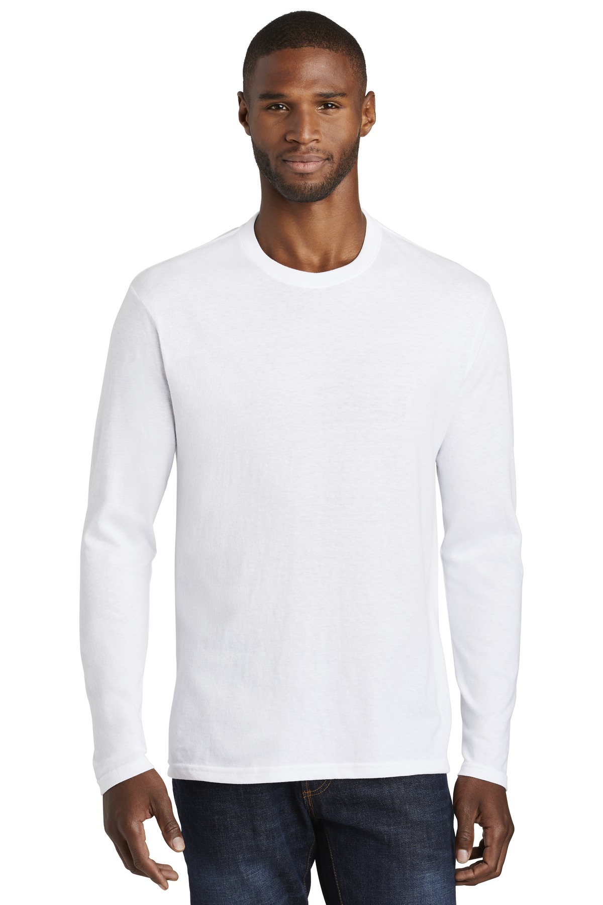 Port & Co &#153;  Long Sleeve Fan Favorite  &#153;  Blend Tee. PC455LS