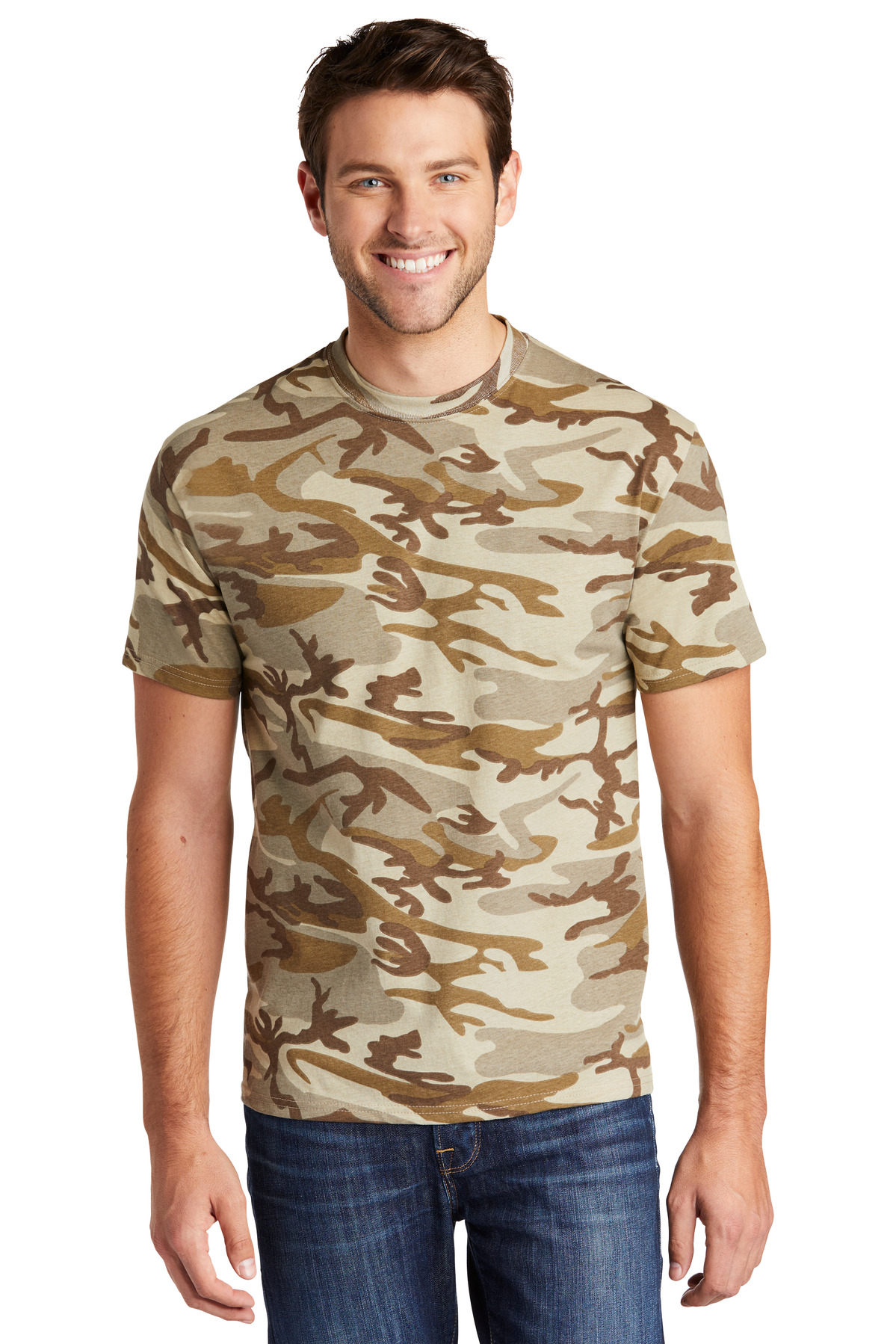 Port & Co &#153;  Core Cotton Camo Tee.  PC54C