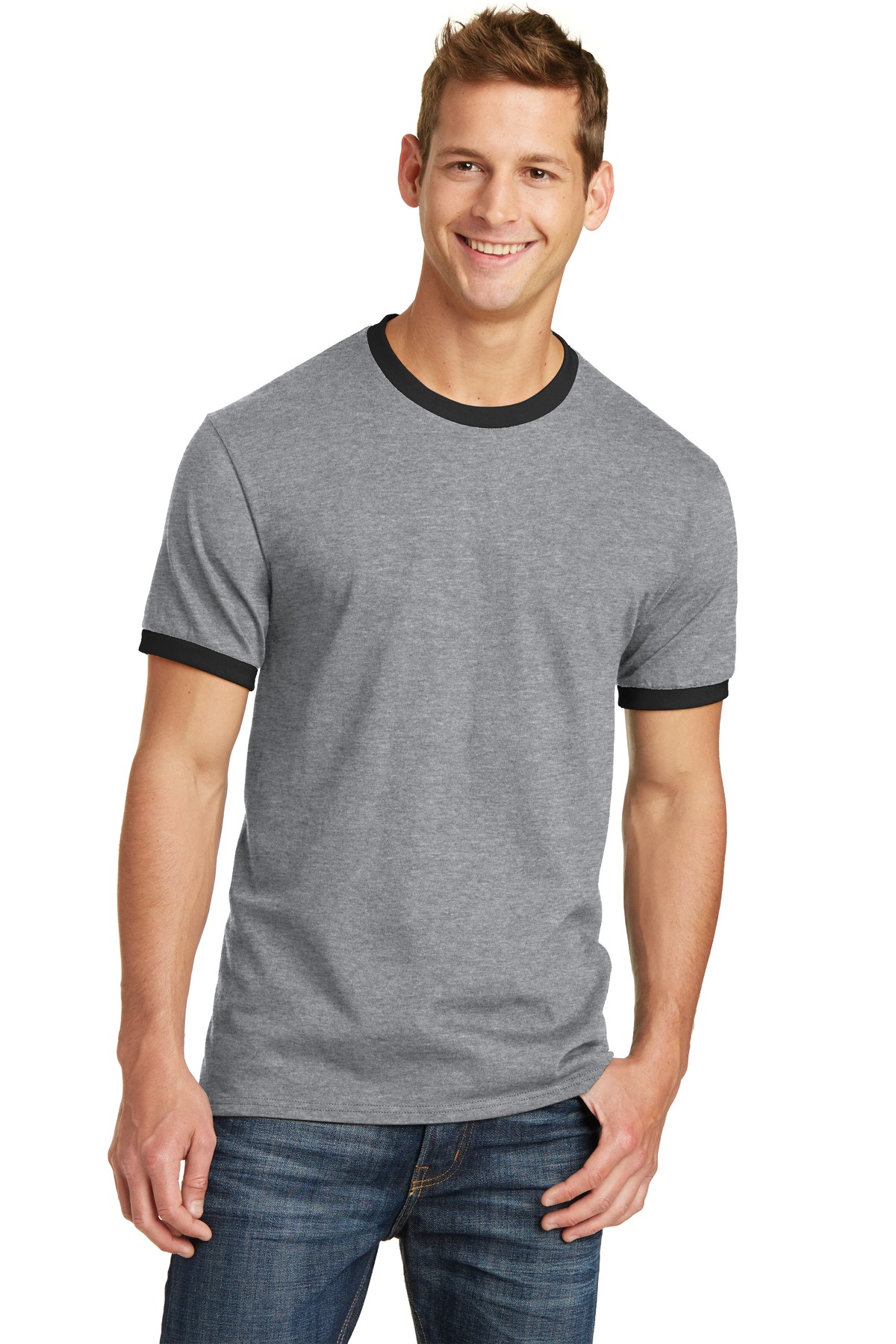 Port & Co &#153;  Core Cotton Ringer Tee.  PC54R