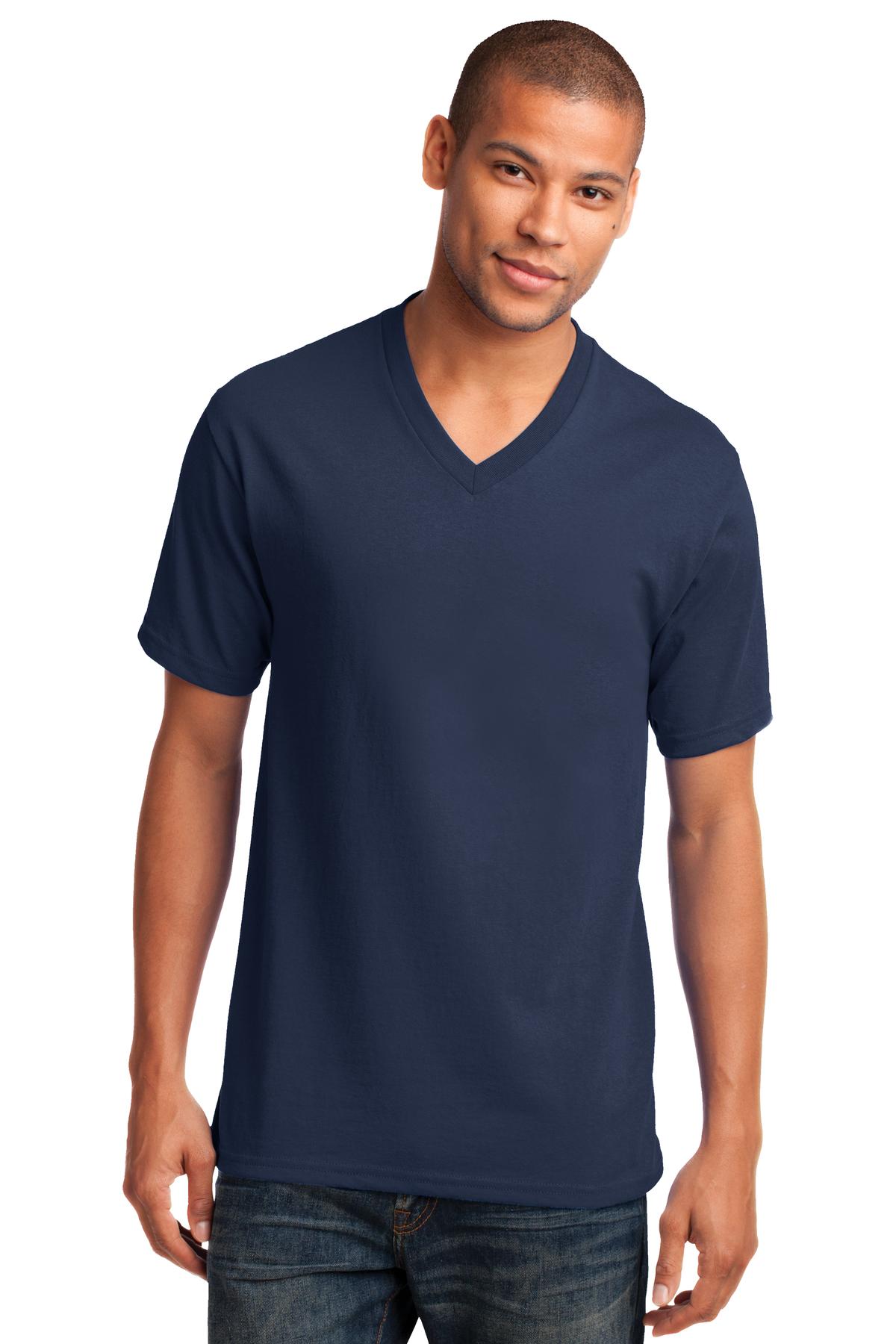 Port & Co &#153;  Core Cotton V-Neck Tee. PC54V