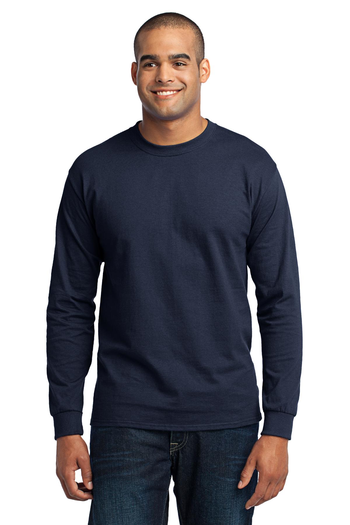 Port & Co &#153;  Tall Long Sleeve Core Blend Tee. PC55LST