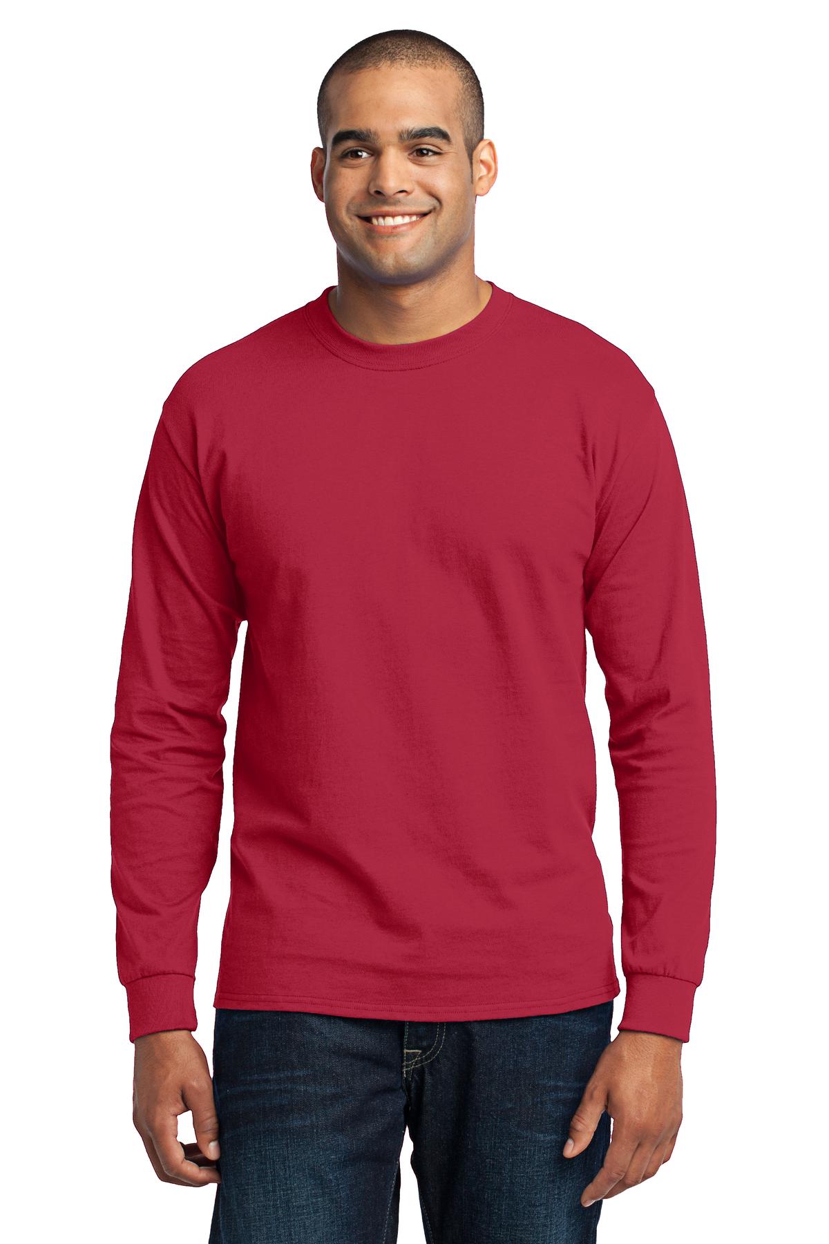 Port & Co &#153;  Tall Long Sleeve Core Blend Tee. PC55LST