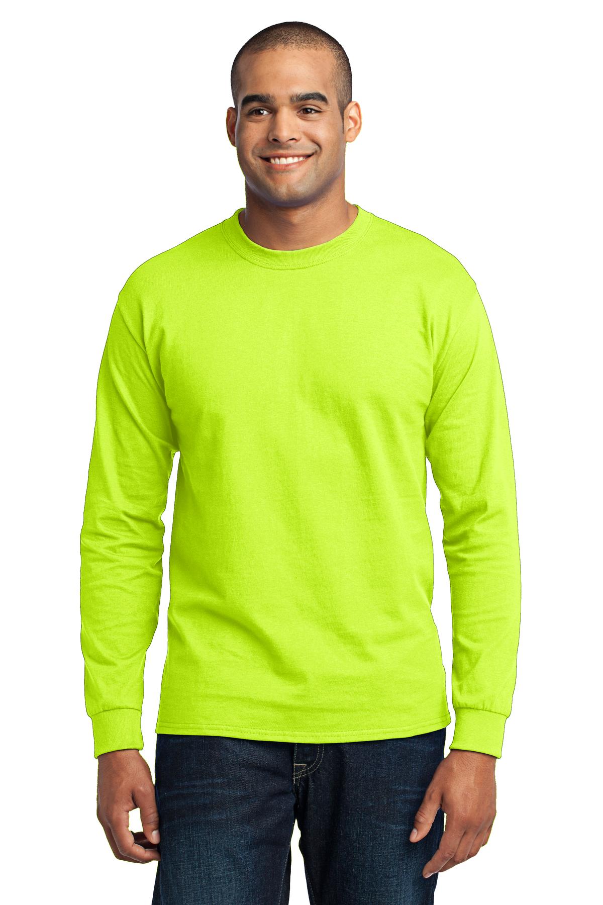 Port & Co &#153;  Tall Long Sleeve Core Blend Tee. PC55LST