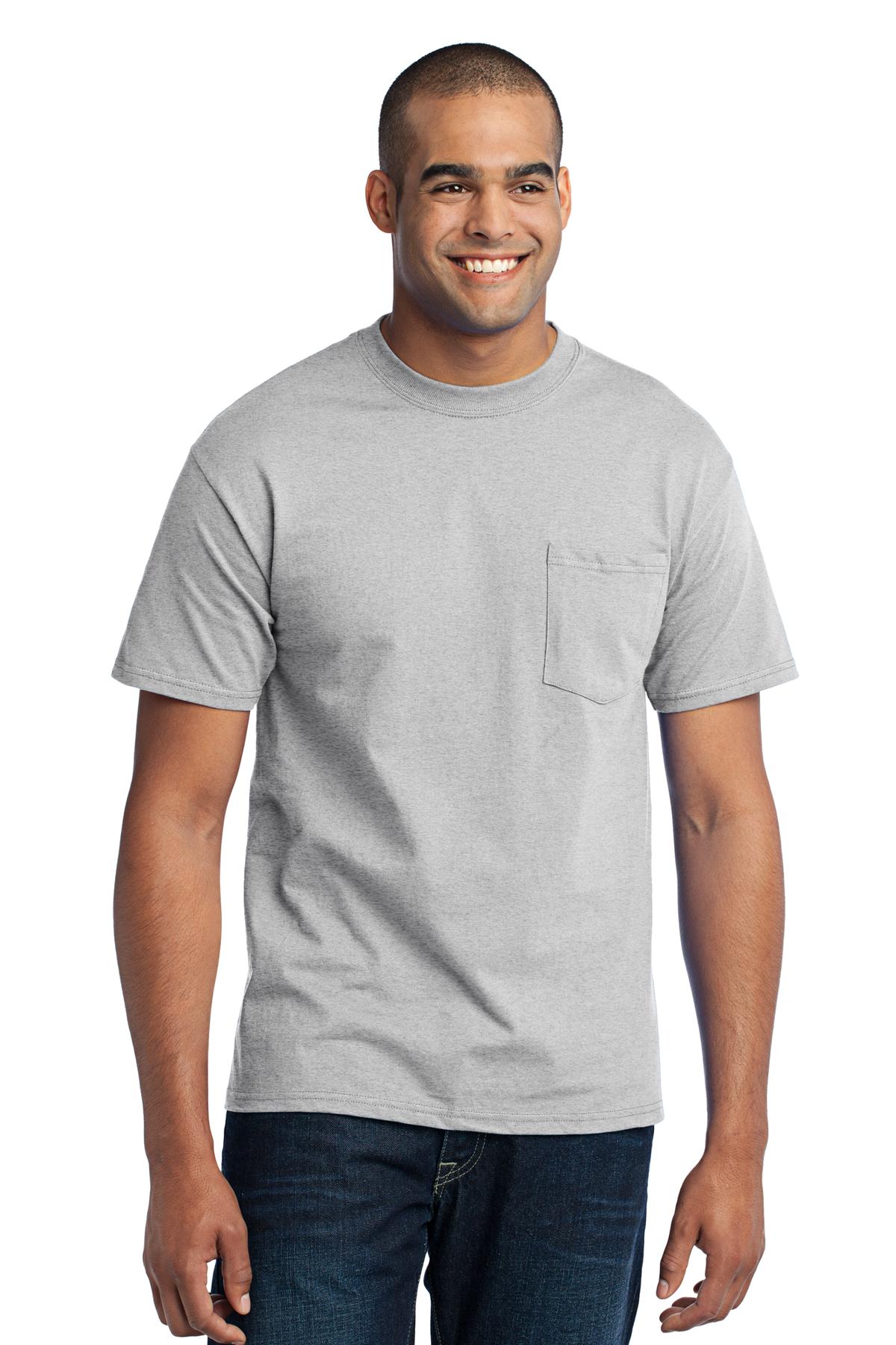 Port & Co &#153;  Tall Core Blend Pocket Tee. PC55PT