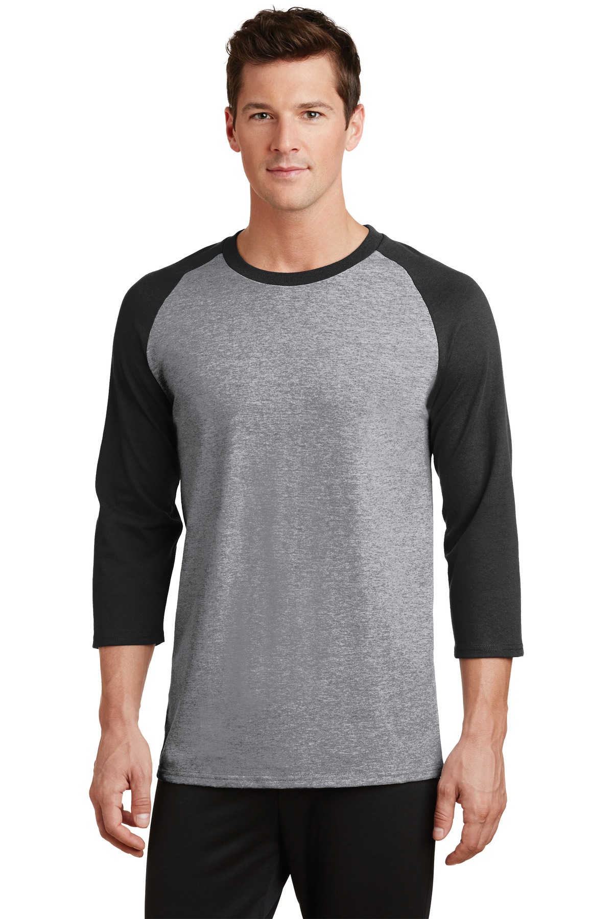 Port & Co &#153;  Core Blend 3/4-Sleeve Raglan Tee. PC55RS