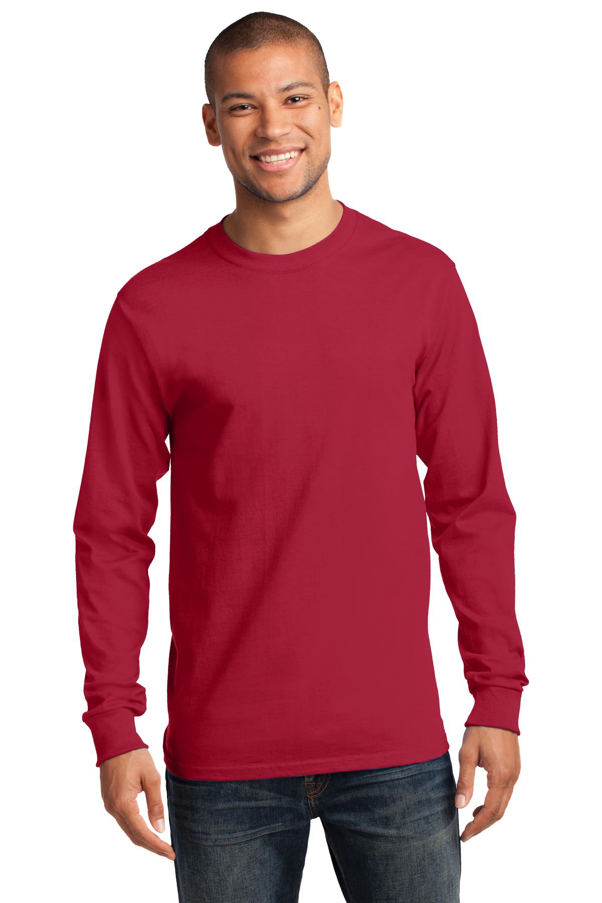 Port & Co &#153;  Tall Long Sleeve Essential Tee. PC61LST