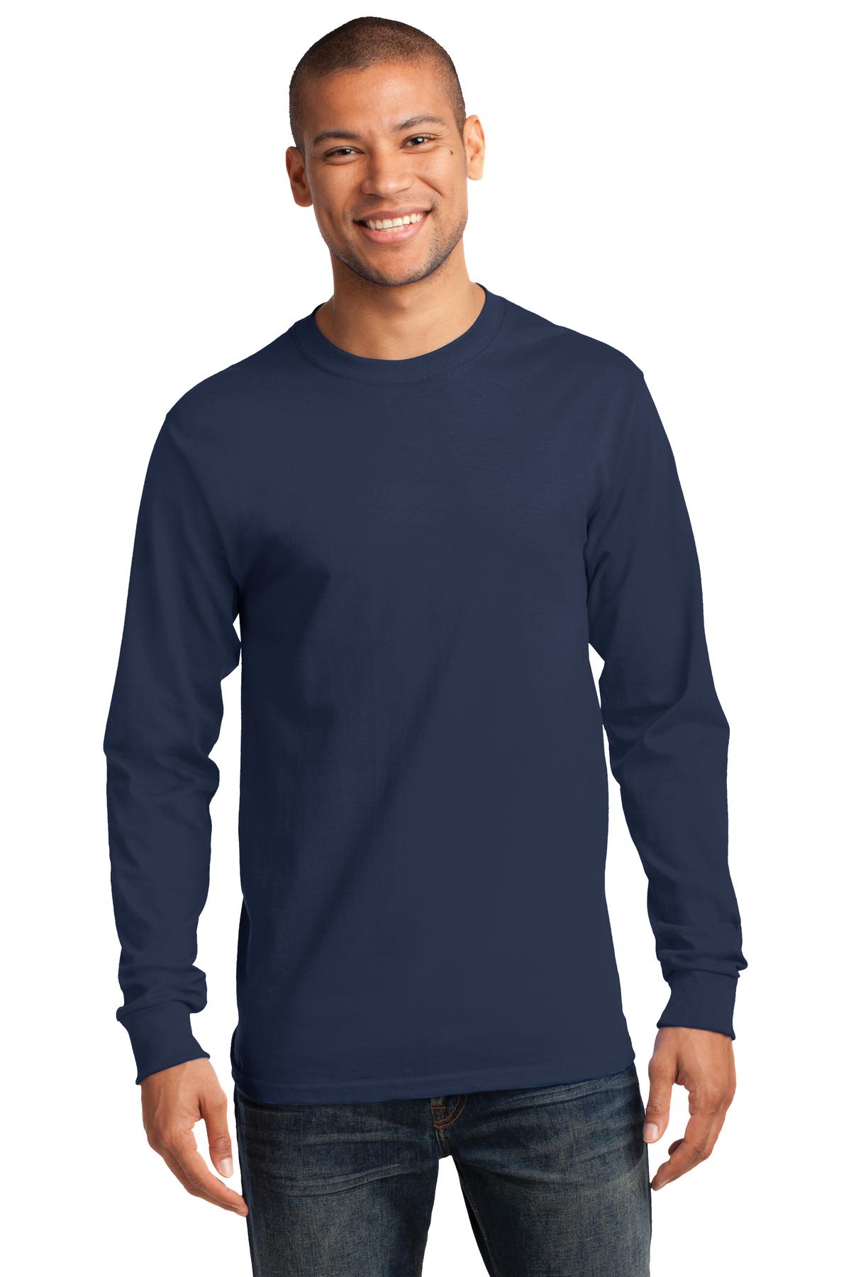 Port & Co &#153;  Long Sleeve Essential Tee. PC61LS