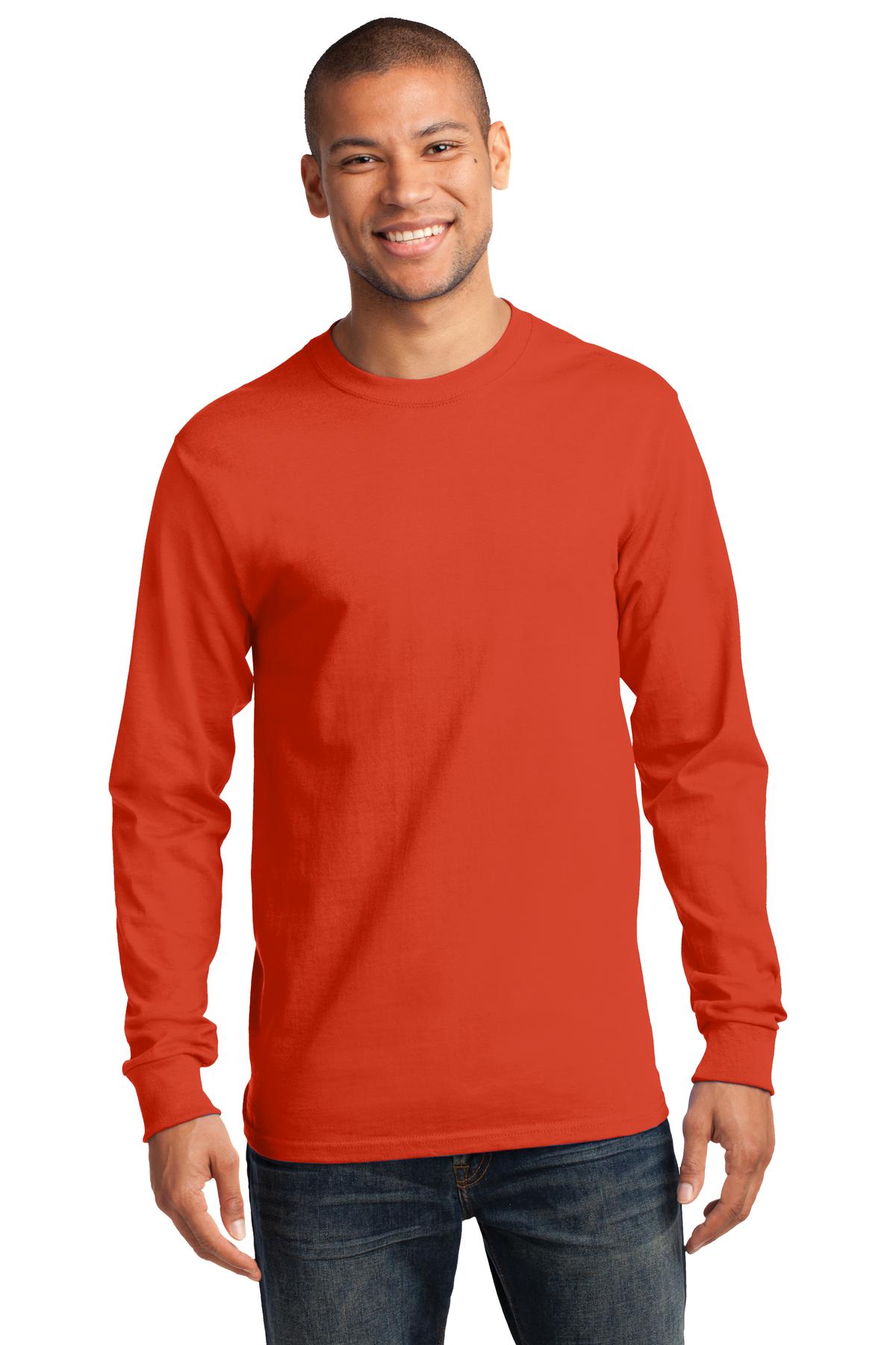 Port & Co &#153;  Long Sleeve Essential Tee. PC61LS