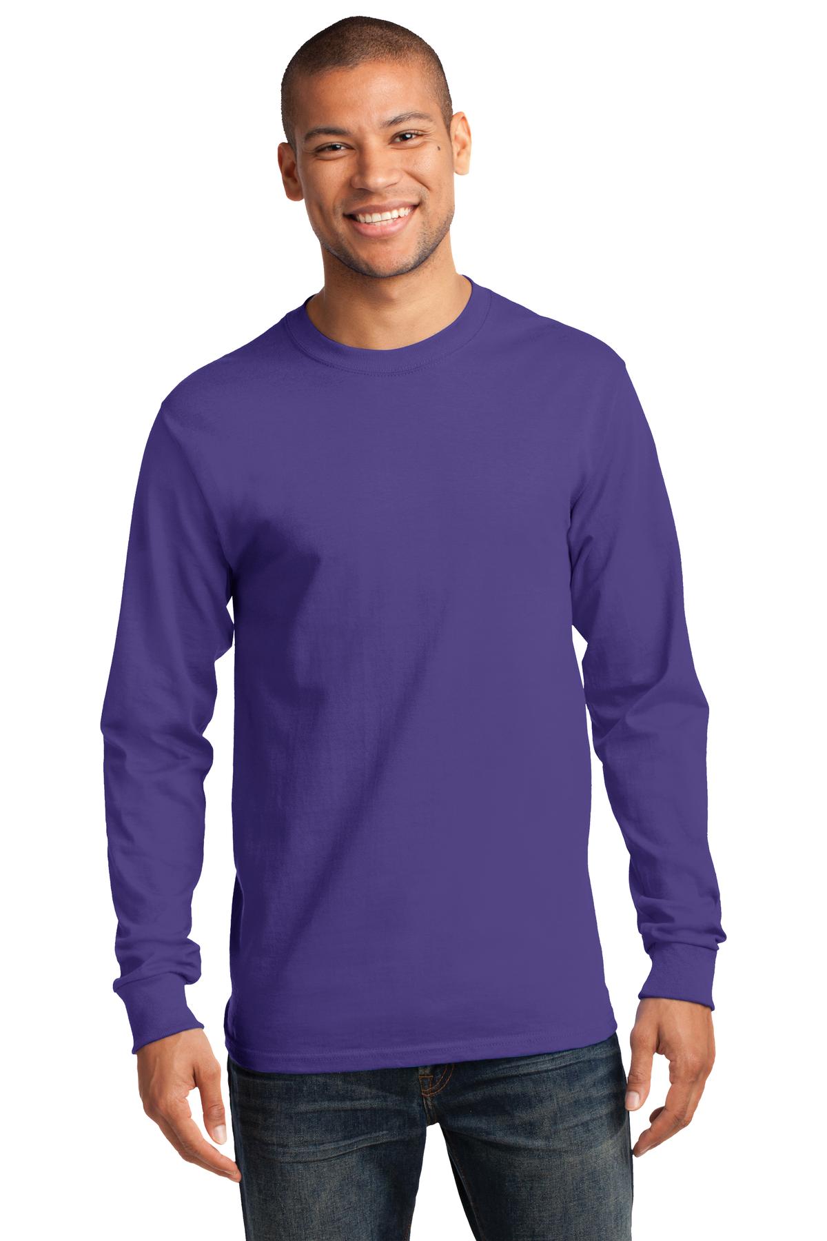 Port & Co &#153;  Long Sleeve Essential Tee. PC61LS
