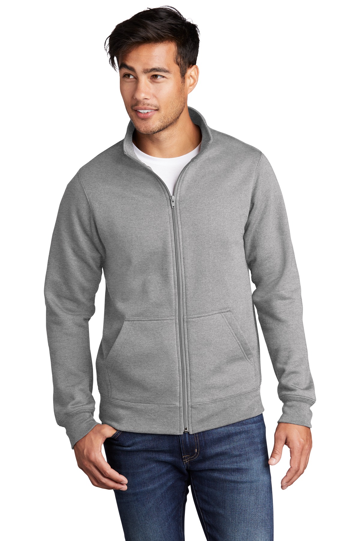Port & Co &#153;  Core Fleece Cadet Full-Zip Sweatshirt PC78FZ