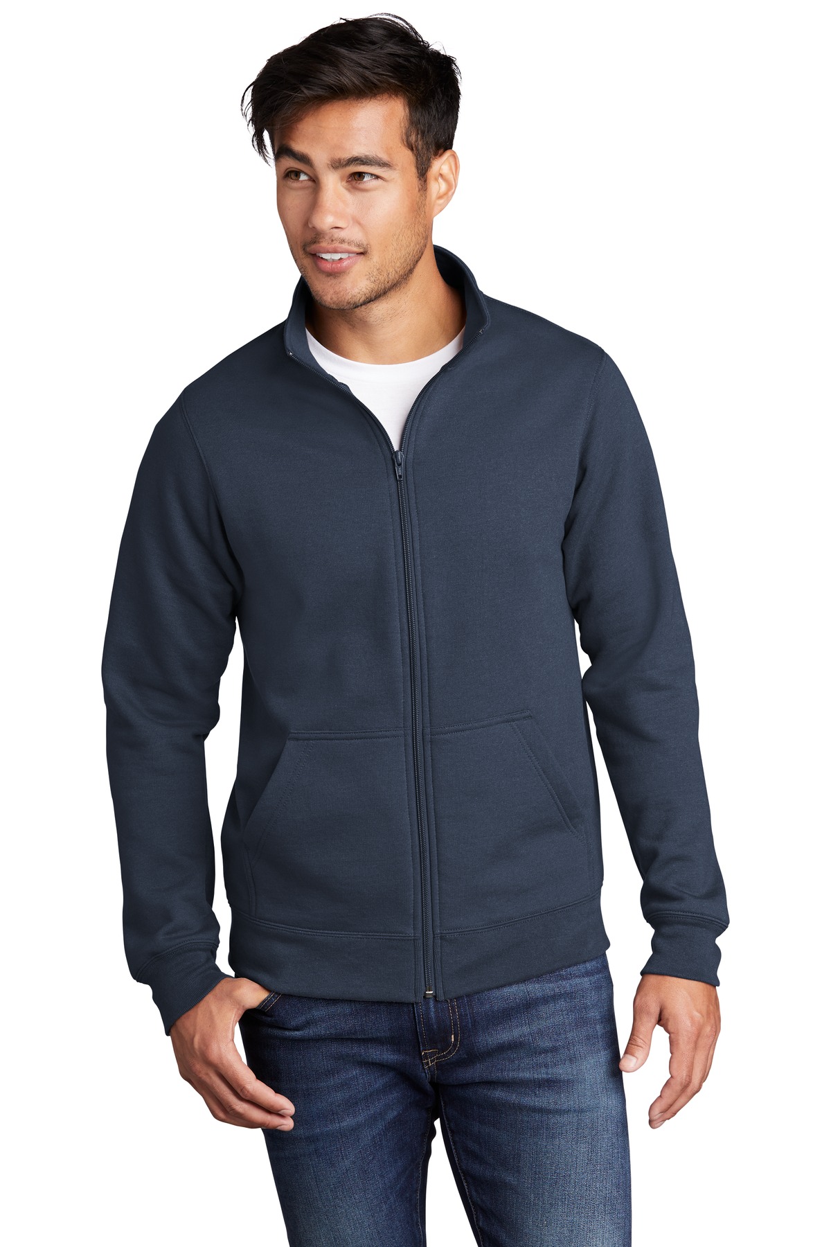 Port & Co &#153;  Core Fleece Cadet Full-Zip Sweatshirt PC78FZ