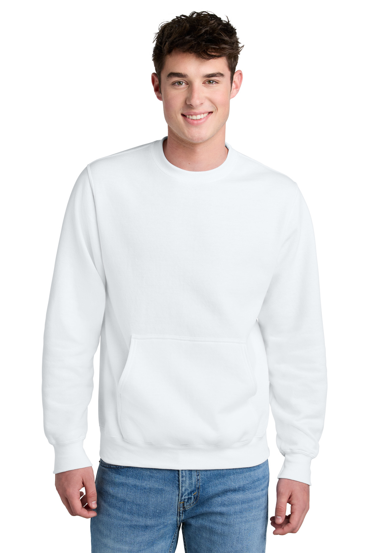 Port & Co &#153;  Core Fleece Crewneck Pocket Sweatshirt PC78PKT