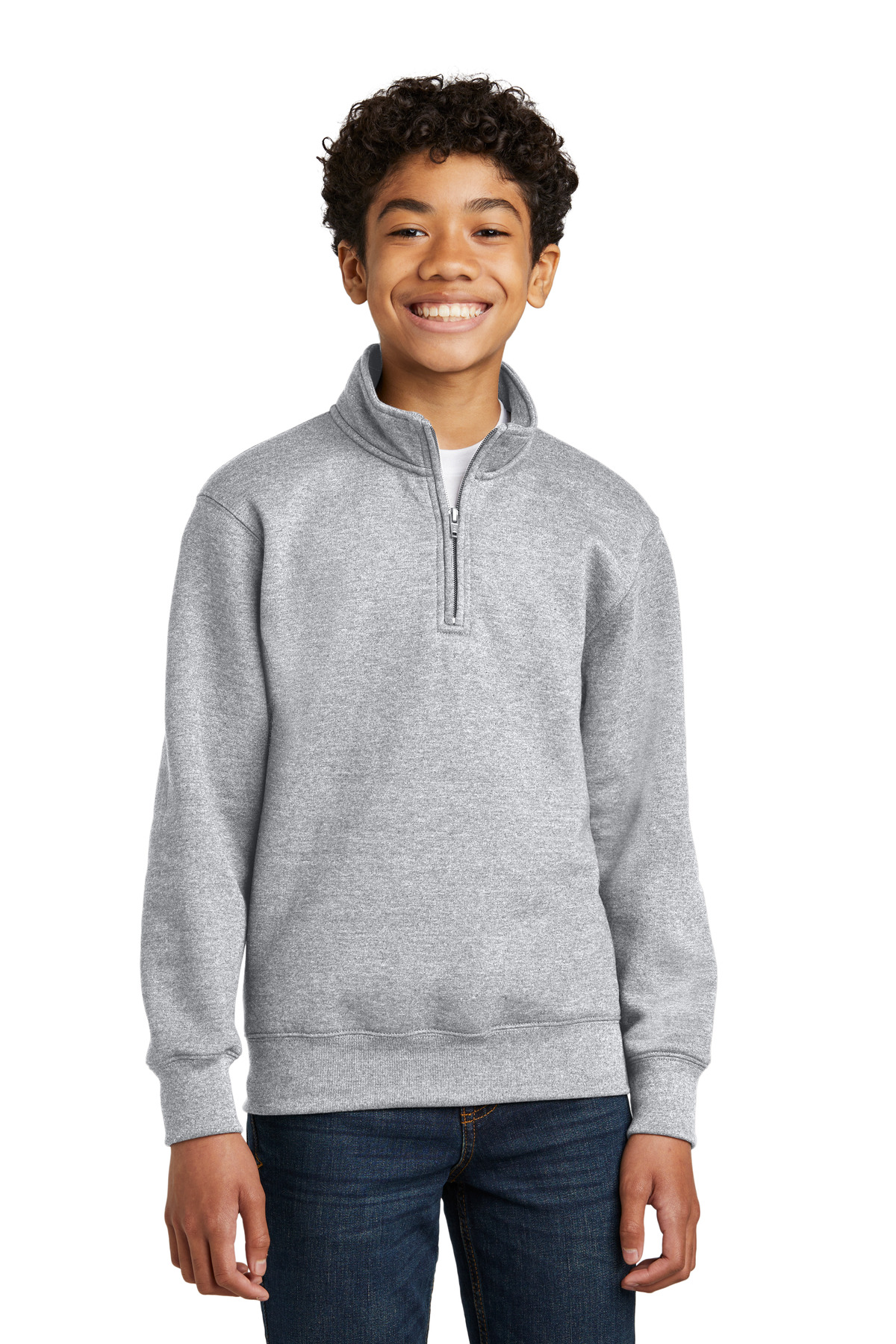 Port & Co &#153;  Youth Core Fleece 1/4-Zip Pullover Sweatshirt PC78YQ