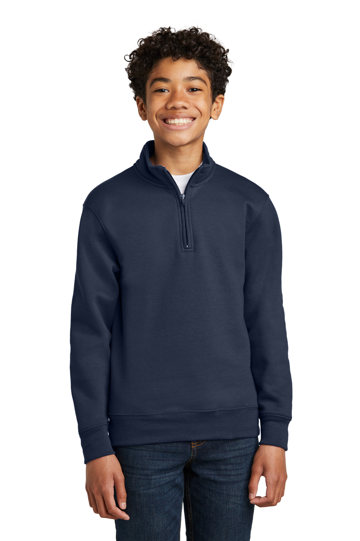 Port & Co &#153;  Youth Core Fleece 1/4-Zip Pullover Sweatshirt PC78YQ