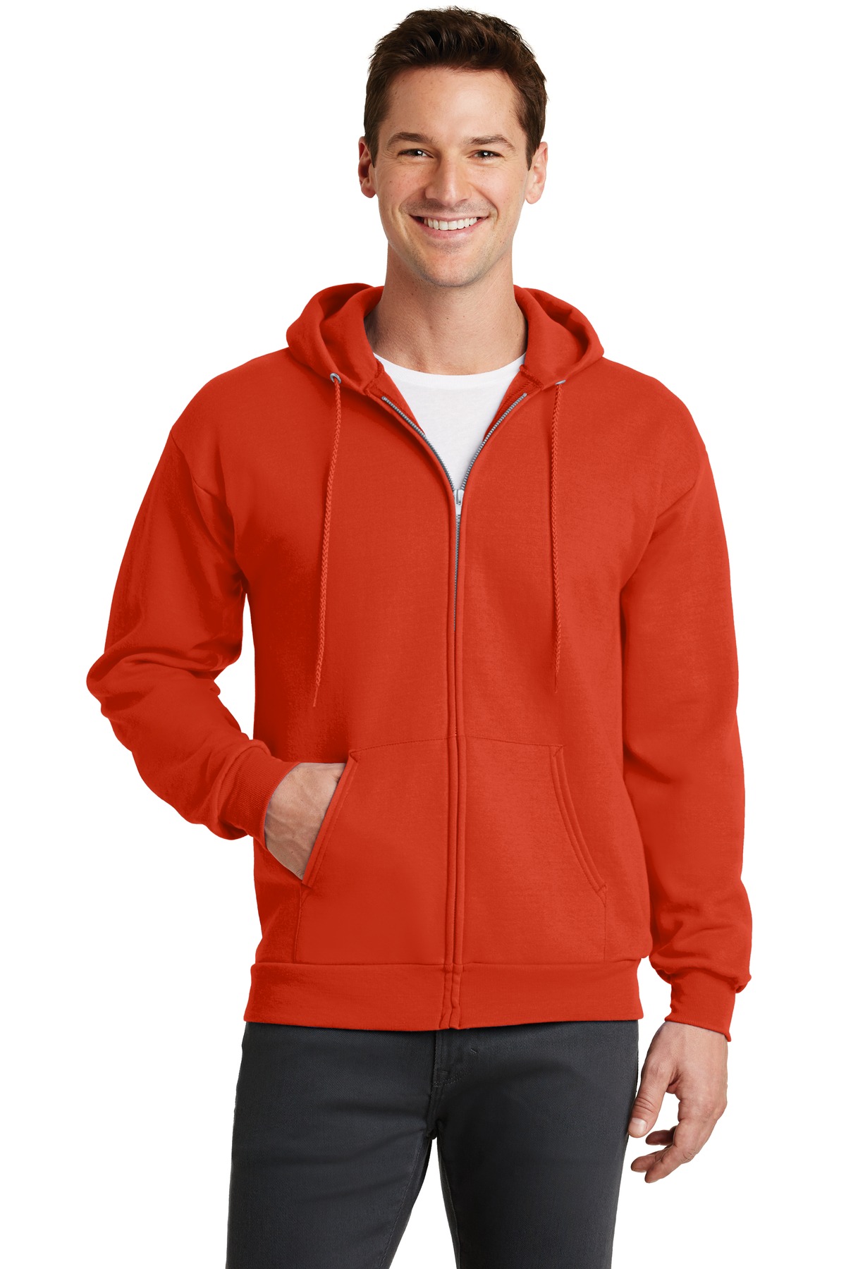 Port & Co &#153;  Core Fleece Full-Zip Hooded Sweatshirt. PC78ZH