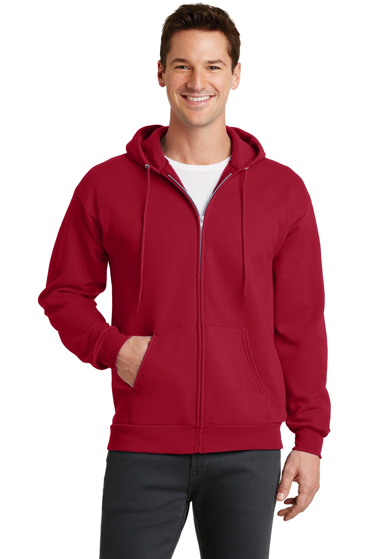 Port & Co &#153;  Core Fleece Full-Zip Hooded Sweatshirt. PC78ZH