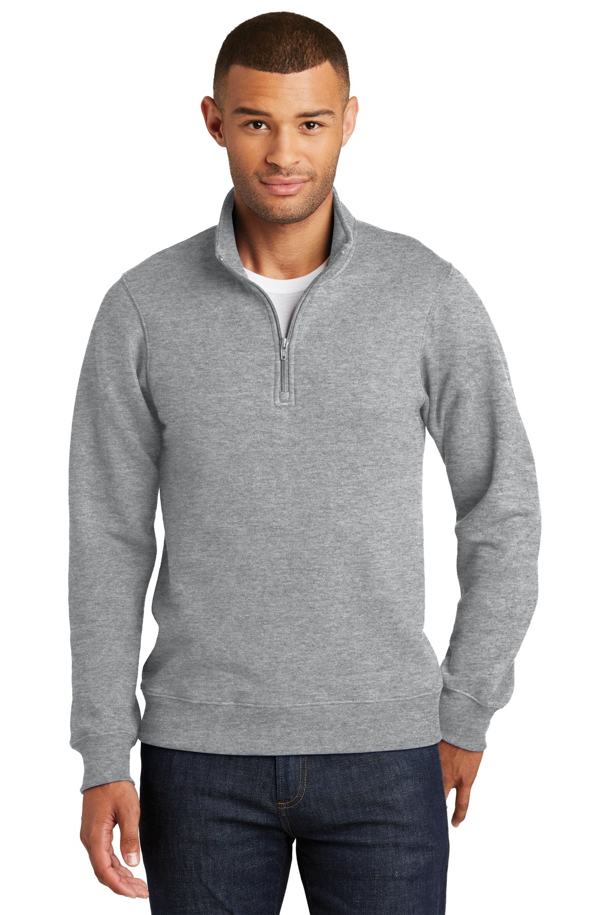 Port & Co &#153;  Fan Favorite Fleece 1/4-Zip Pullover Sweatshirt. PC850Q