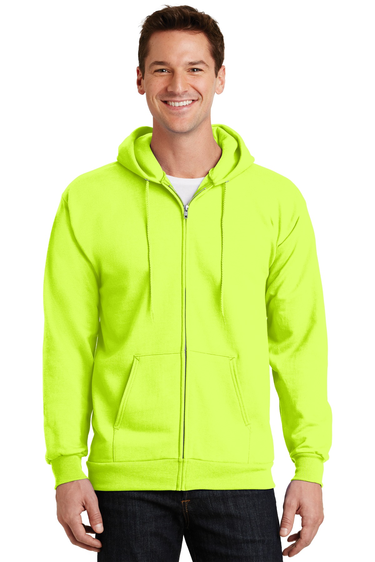 Port & Co &#153;  Essential Fleece Full-Zip Hooded Sweatshirt.  PC90ZH