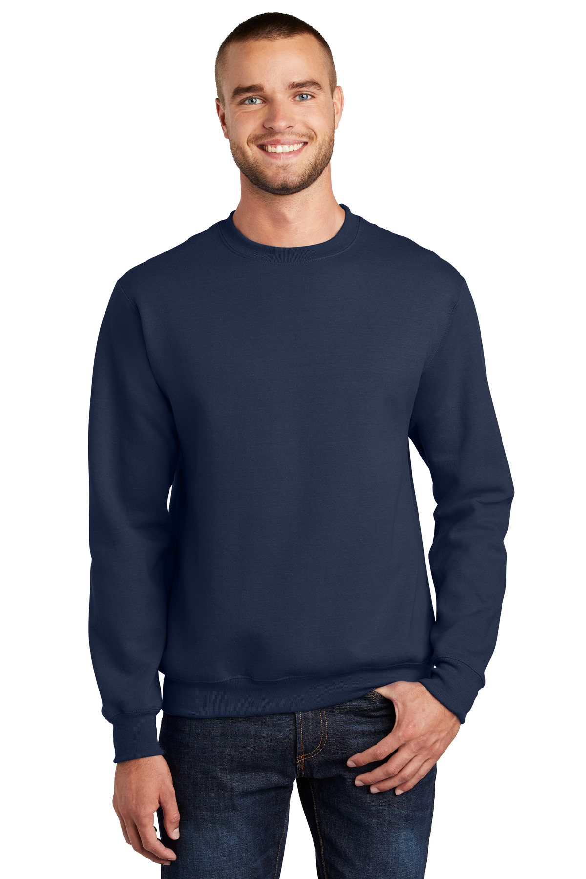 Port & Co &#153;  Essential Fleece Crewneck Sweatshirt.  PC90
