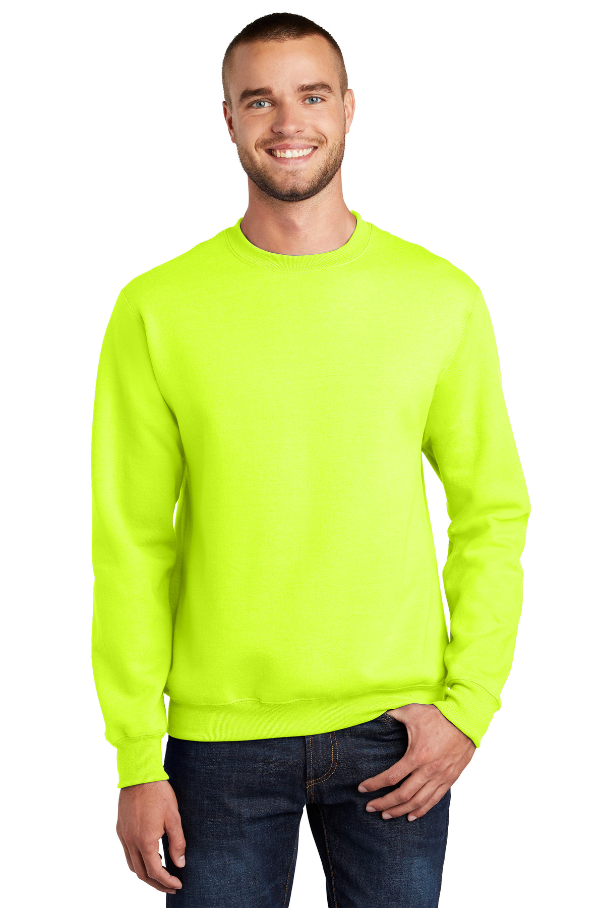 Port & Co &#153;  Essential Fleece Crewneck Sweatshirt.  PC90