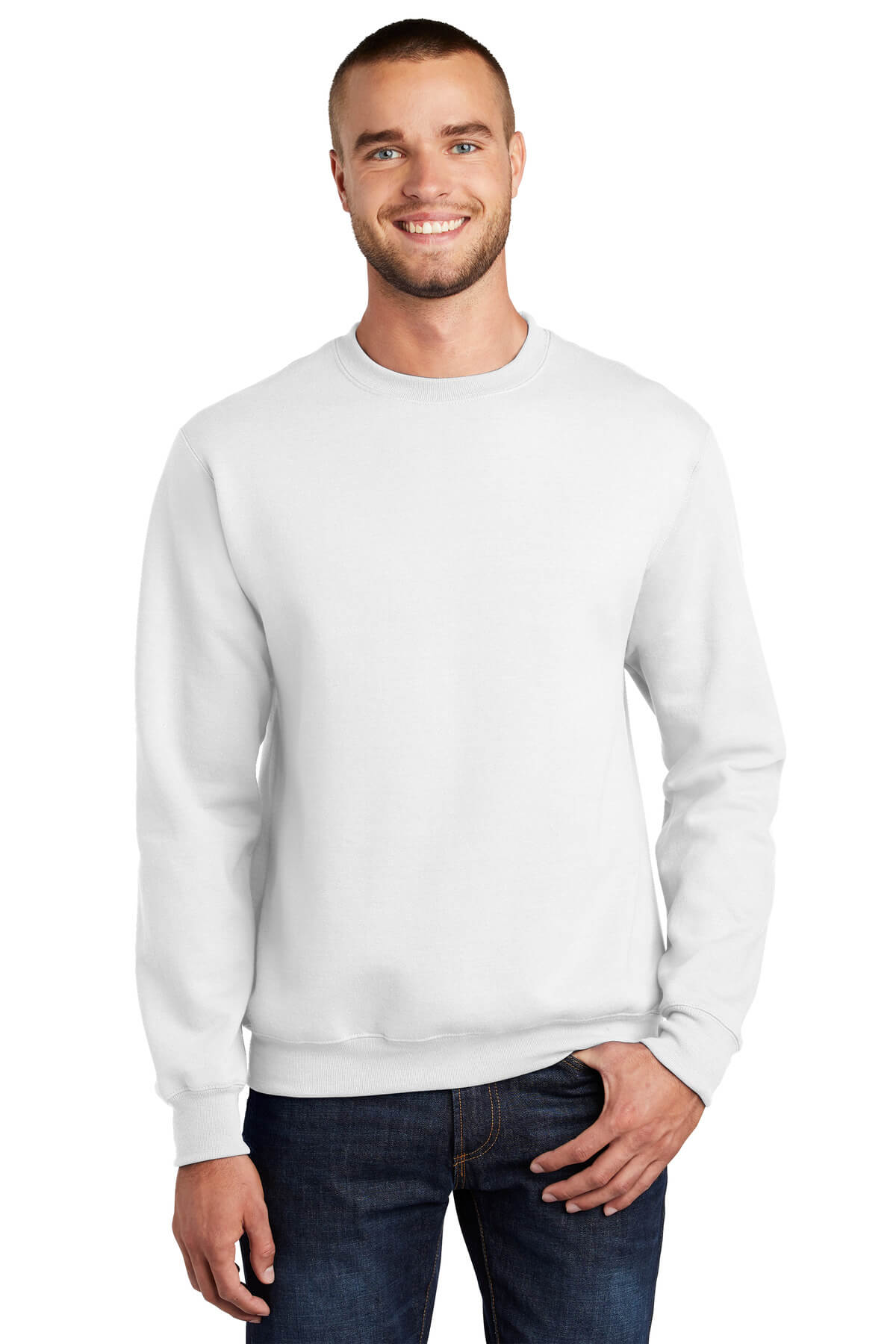 Port & Co &#153;  Essential Fleece Crewneck Sweatshirt.  PC90