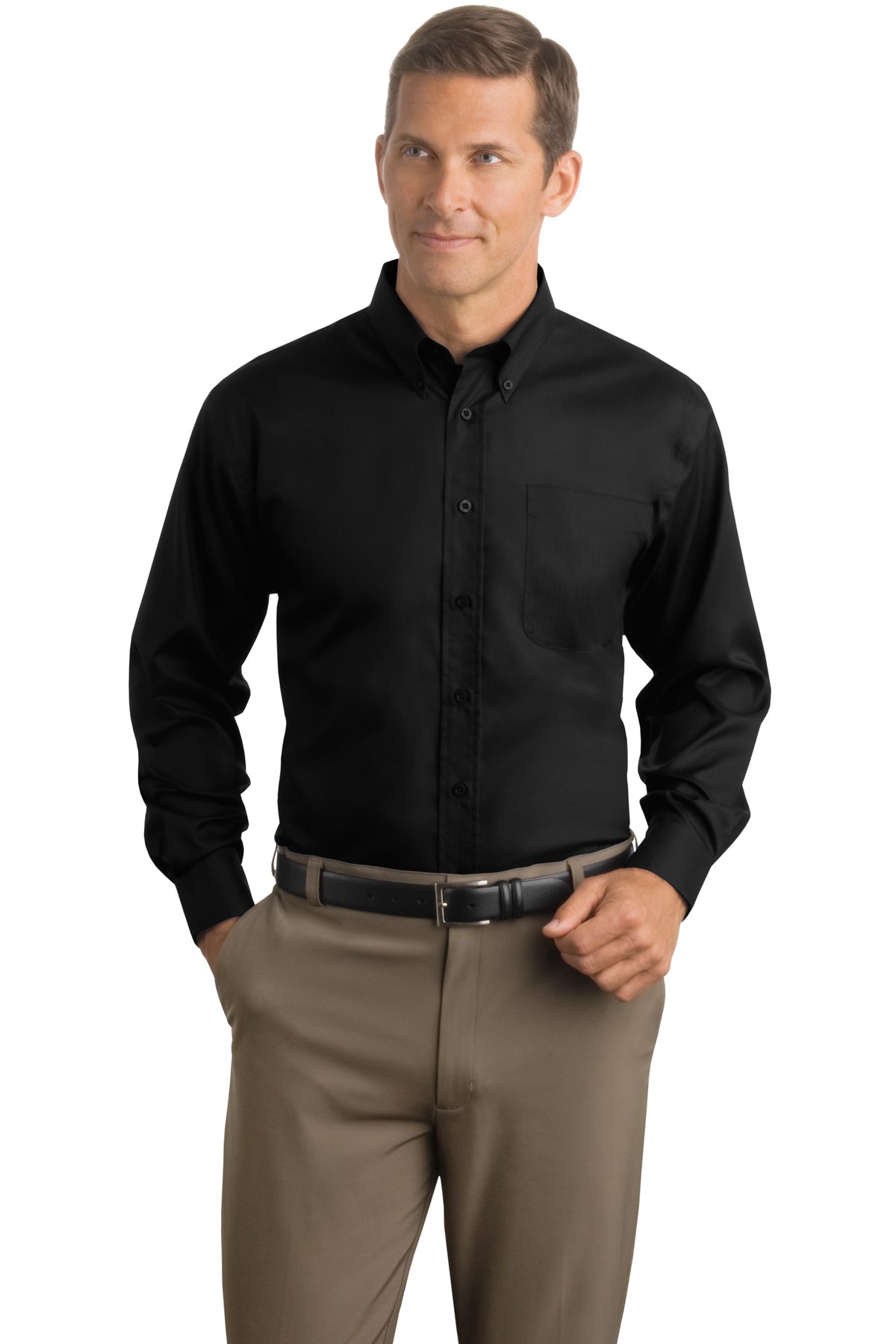  DISCONTINUED  Red House &#174;  - Herringbone Non-Iron Button-Down Shirt. RH38