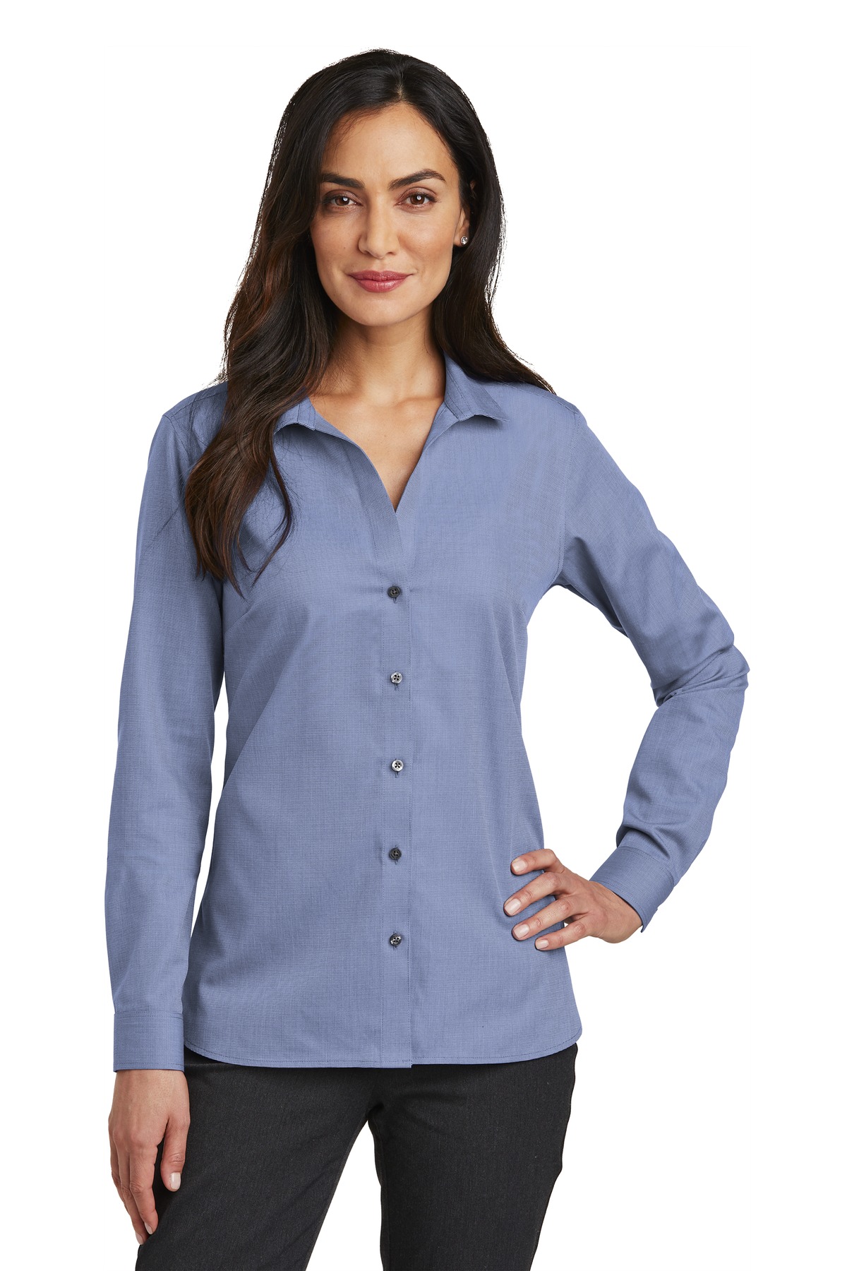  DISCONTINUED  Red House &#174;   Ladies Nailhead Non-Iron Shirt. RH470