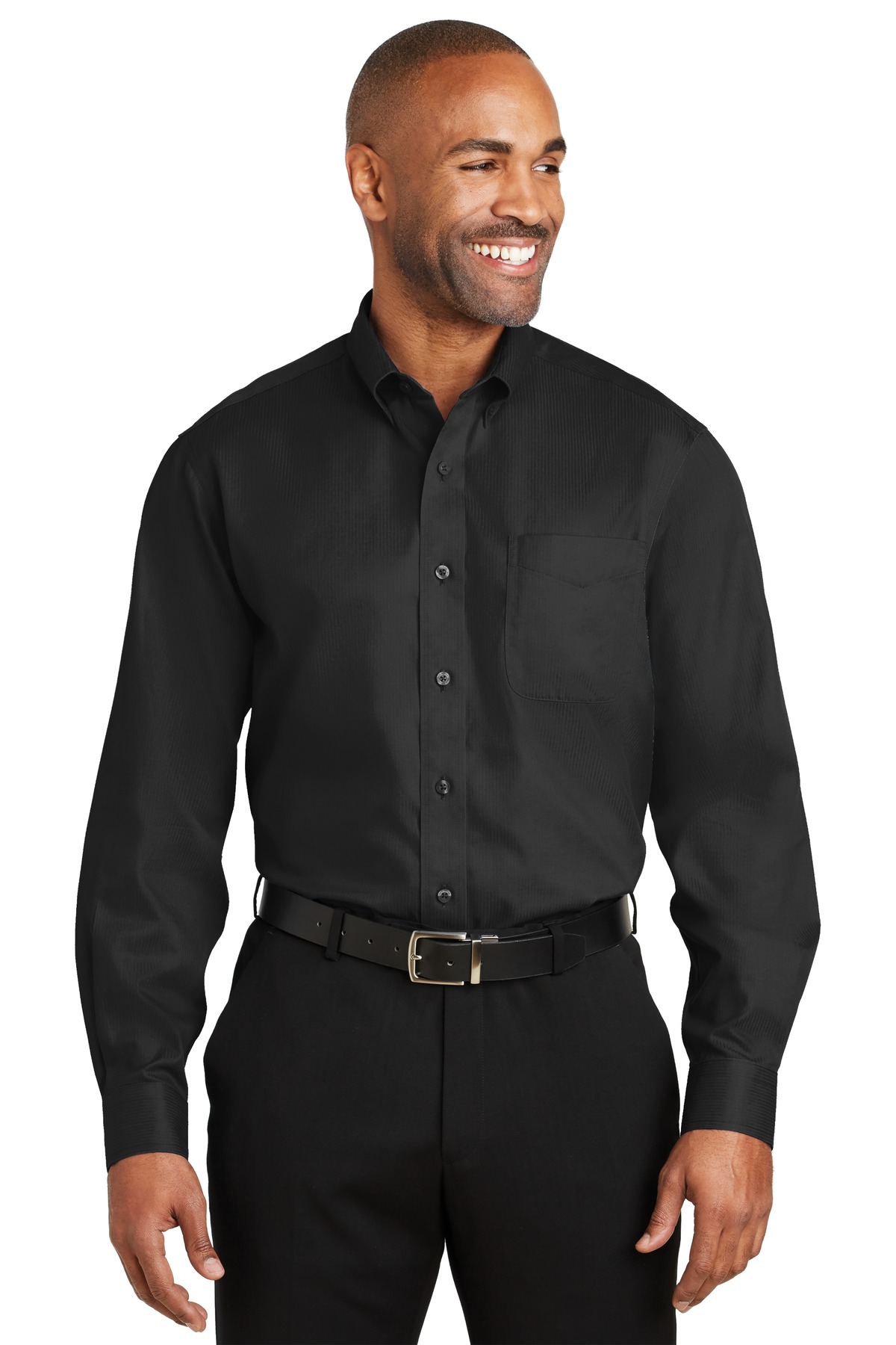 Red House &#174;  -  Dobby Non-Iron Button-Down Shirt. RH60