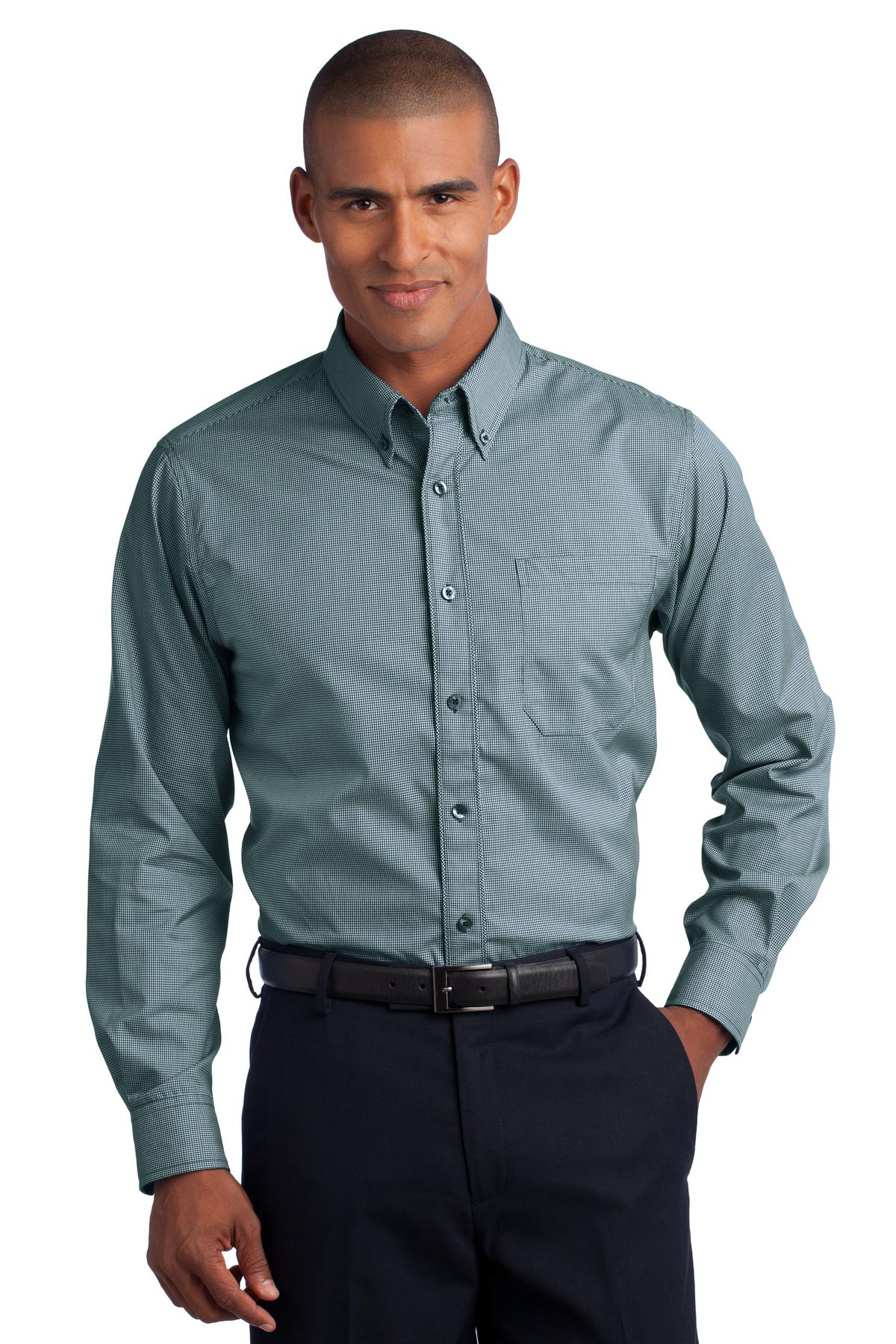  DISCONTINUED  Red House &#174;  - Mini-Check Non-Iron Button-Down Shirt. RH66