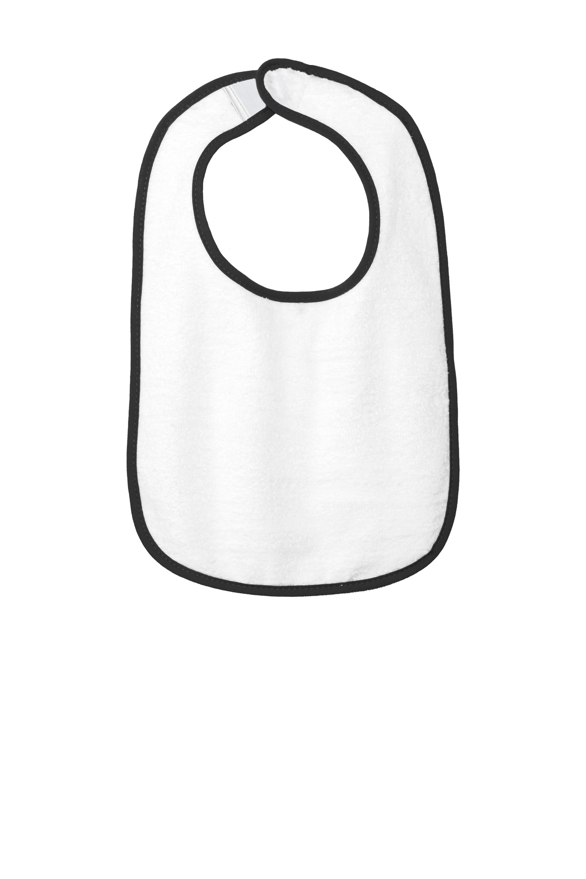 Rabbit Skins &#153;  Infant Contrast Trim Terry Bib. RS1003