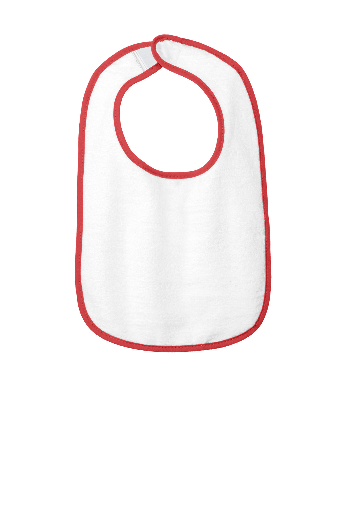 Rabbit Skins &#153;  Infant Contrast Trim Terry Bib. RS1003