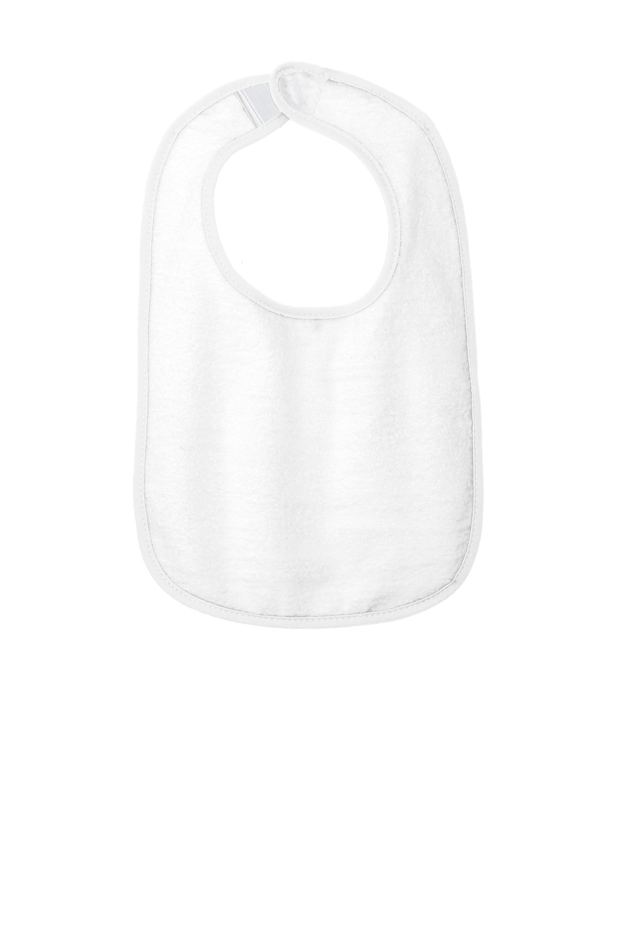 Rabbit Skins &#153;  Infant Contrast Trim Terry Bib. RS1003