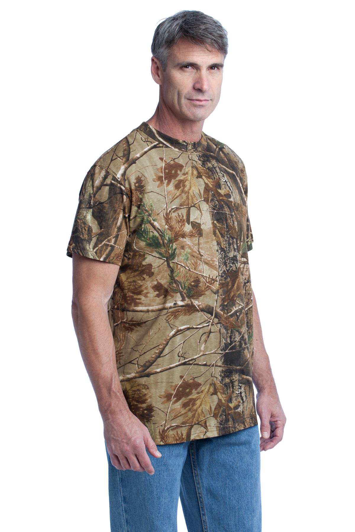 Russell Outdoors &#8482;  - Realtree &#174;  Explorer 100% Cotton T-Shirt with Pocket. S021R