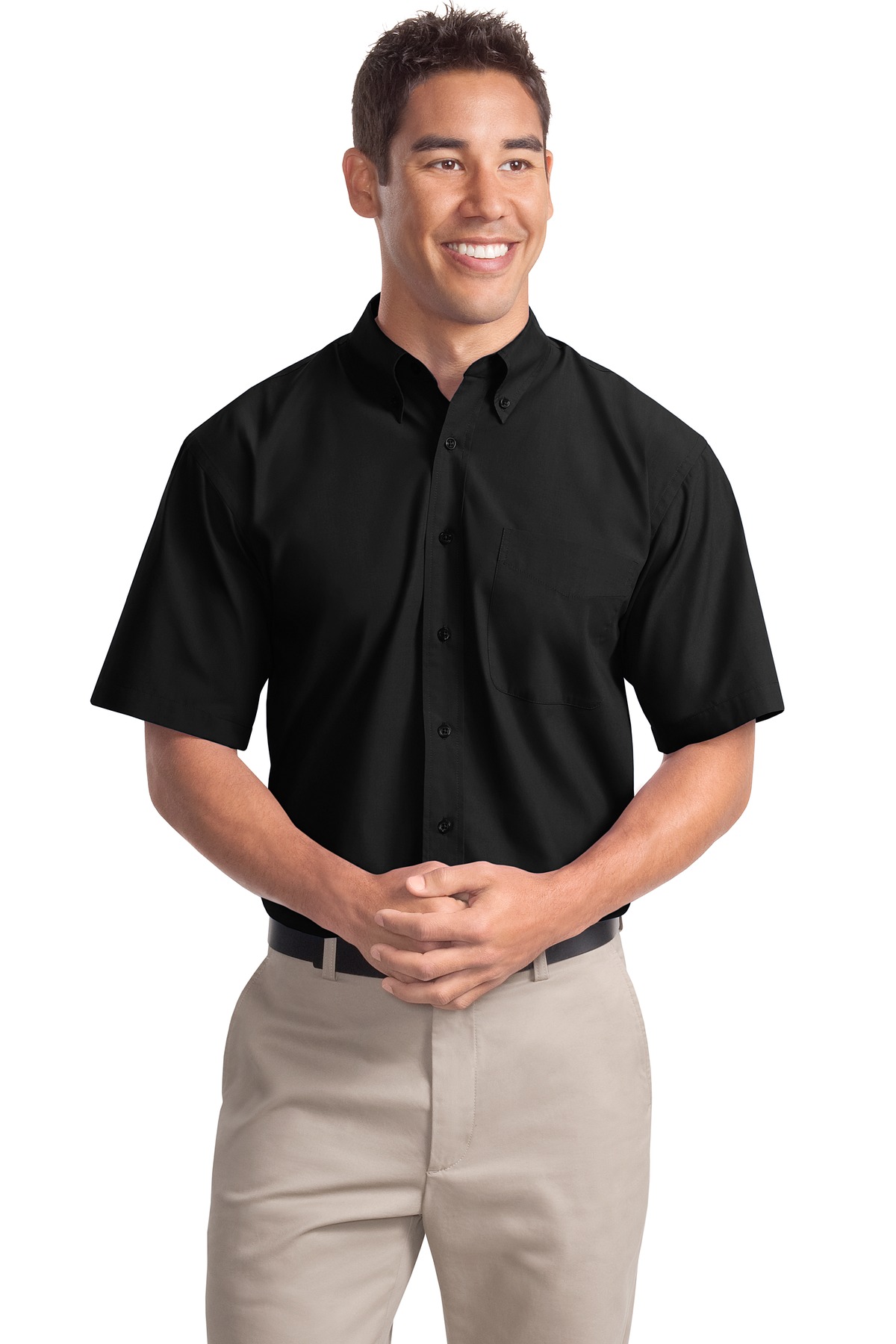  DISCONTINUED  Port Authority &#174;  Short Sleeve Easy Care, Soil Resistant Shirt.  S507