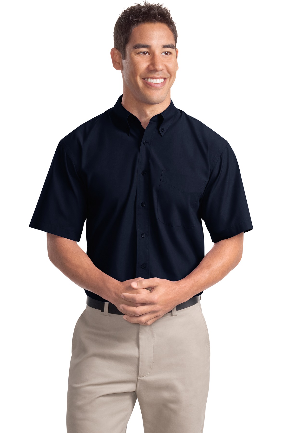  DISCONTINUED  Port Authority &#174;  Short Sleeve Easy Care, Soil Resistant Shirt.  S507