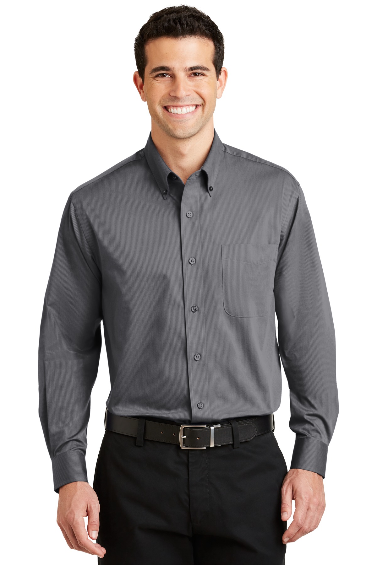  DISCONTINUED  Port Authority &#174;  Tonal Pattern Easy Care Shirt. S613