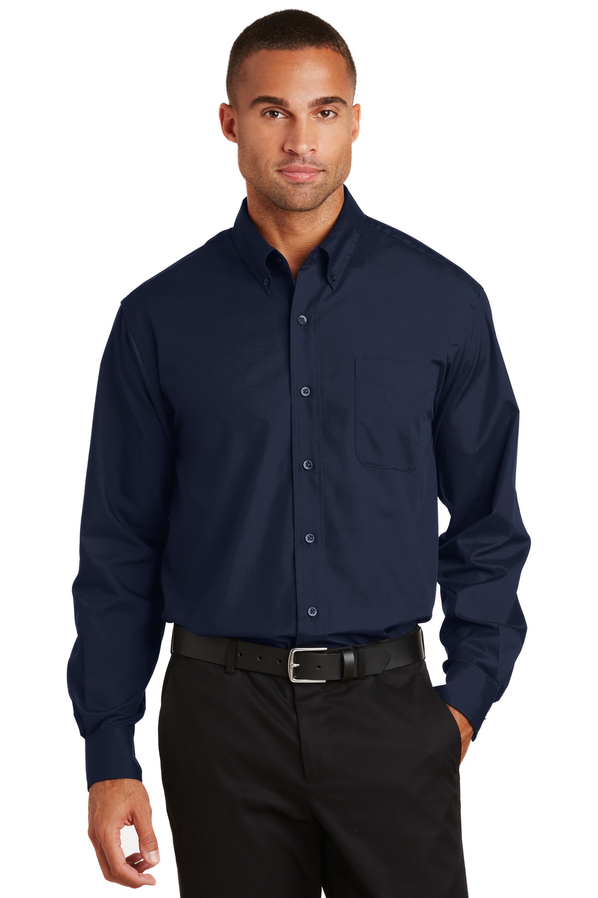 DISCONTINUED  Port Authority &#174;  Long Sleeve Value Poplin Shirt. S632