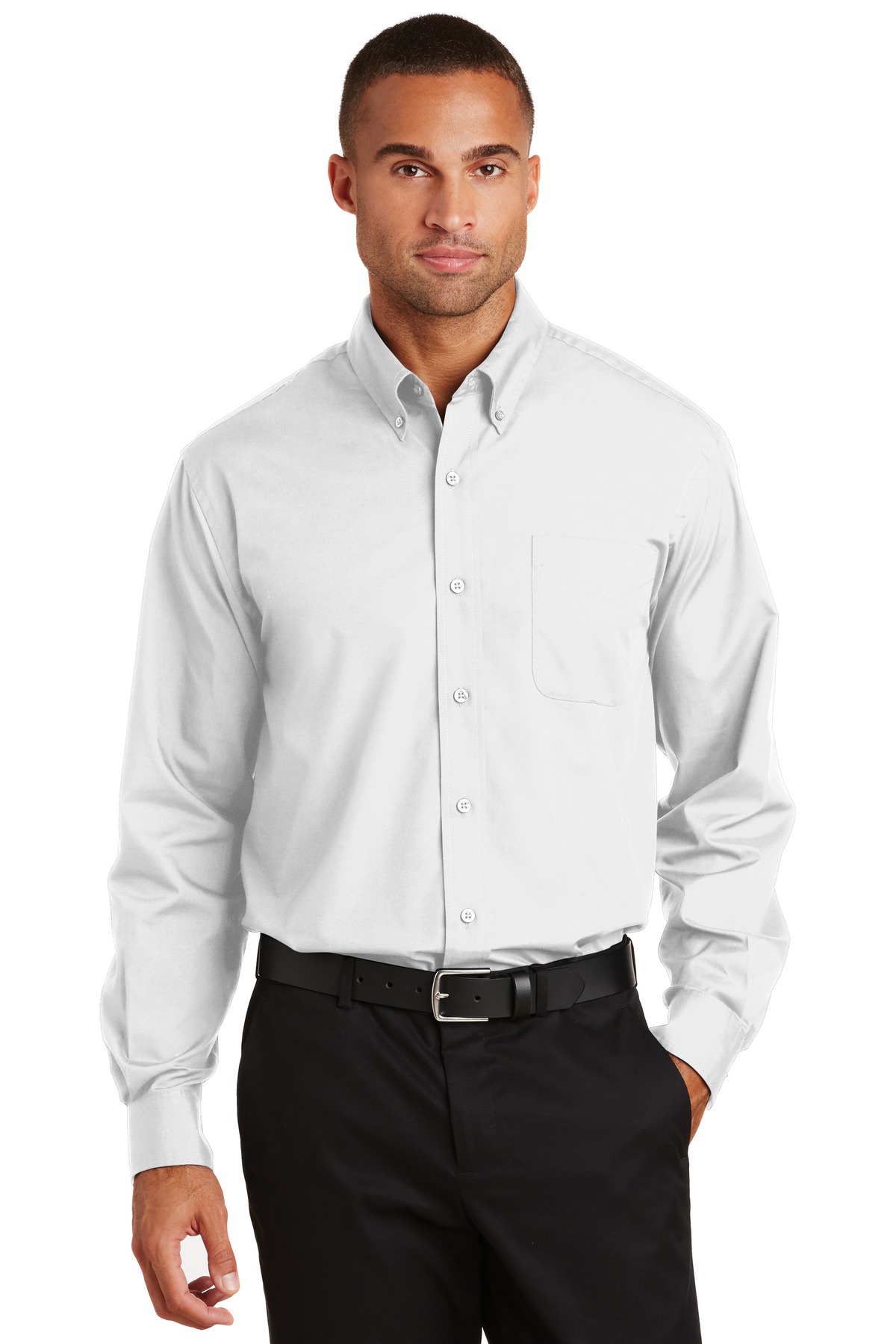  DISCONTINUED  Port Authority &#174;  Long Sleeve Value Poplin Shirt. S632