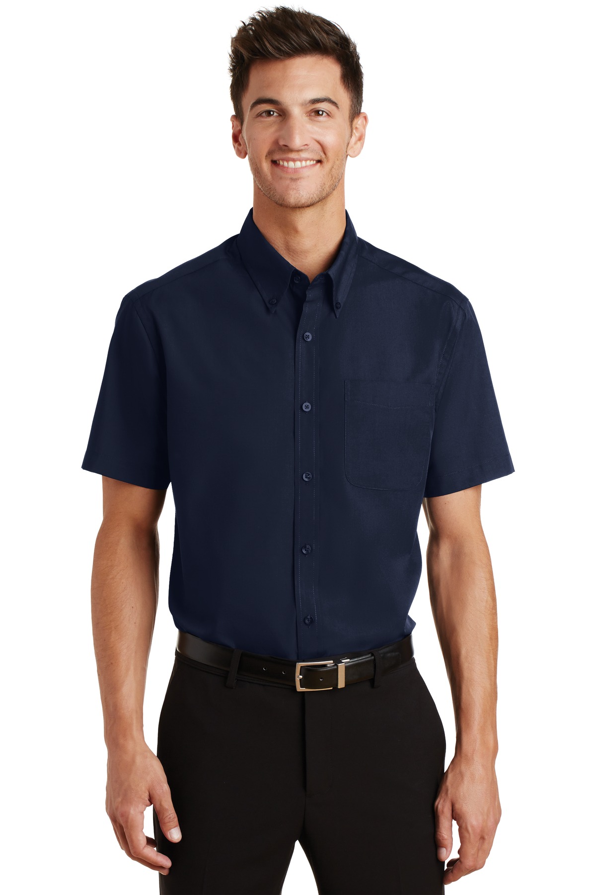  DISCONTINUED  Port Authority &#174;  Short Sleeve Value Poplin Shirt. S633