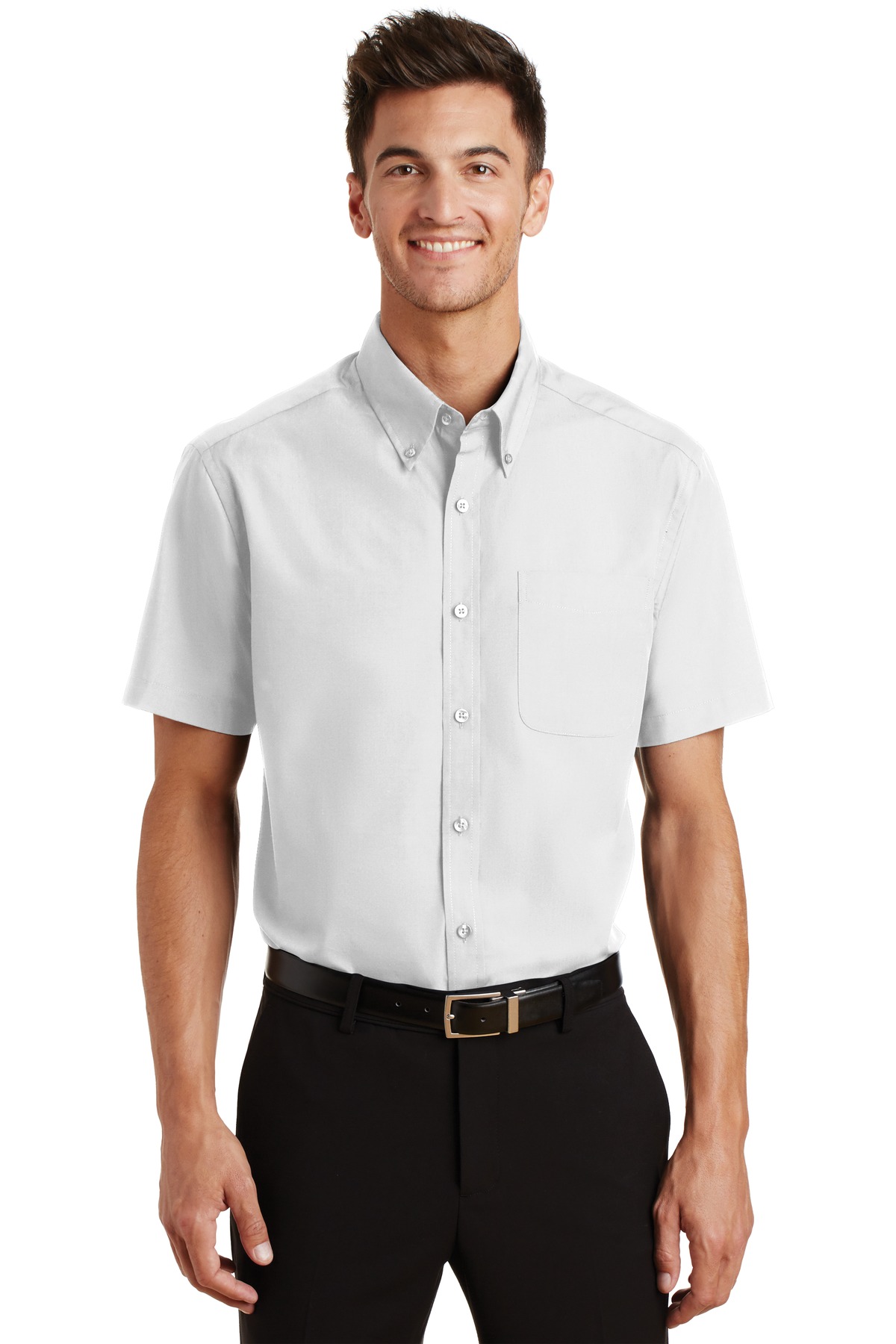  DISCONTINUED  Port Authority &#174;  Short Sleeve Value Poplin Shirt. S633