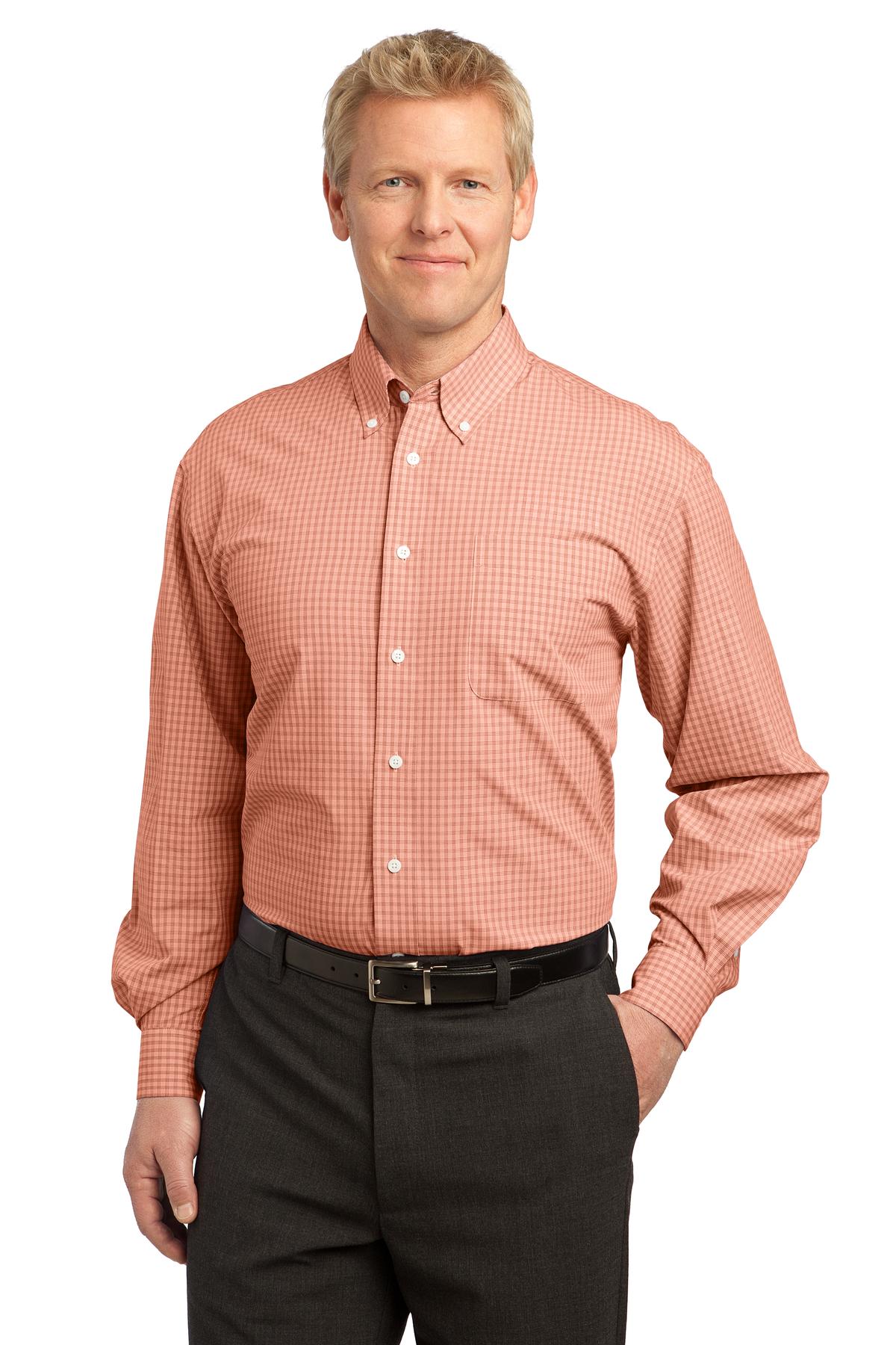 Port Authority &#174;  Plaid Pattern Easy Care Shirt. S639