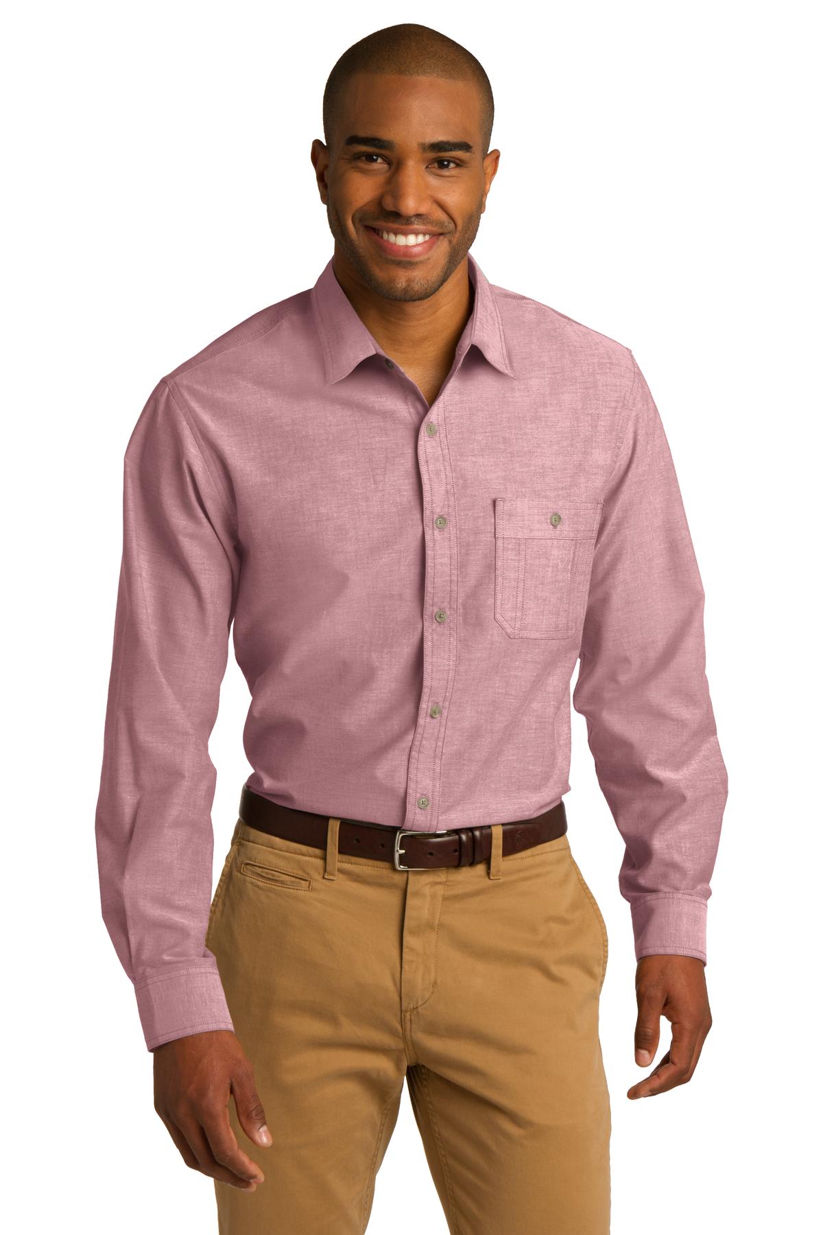  DISCONTINUED  Port Authority &#174;  Chambray Shirt. S653